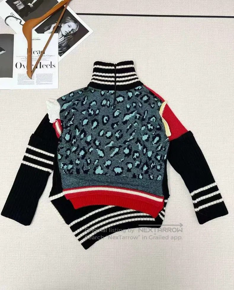 Balenciaga Balenciaga Deconstructed Irregular Knit Sweater Size XXS / US 00 / IT 34 - 1 Thumbnail