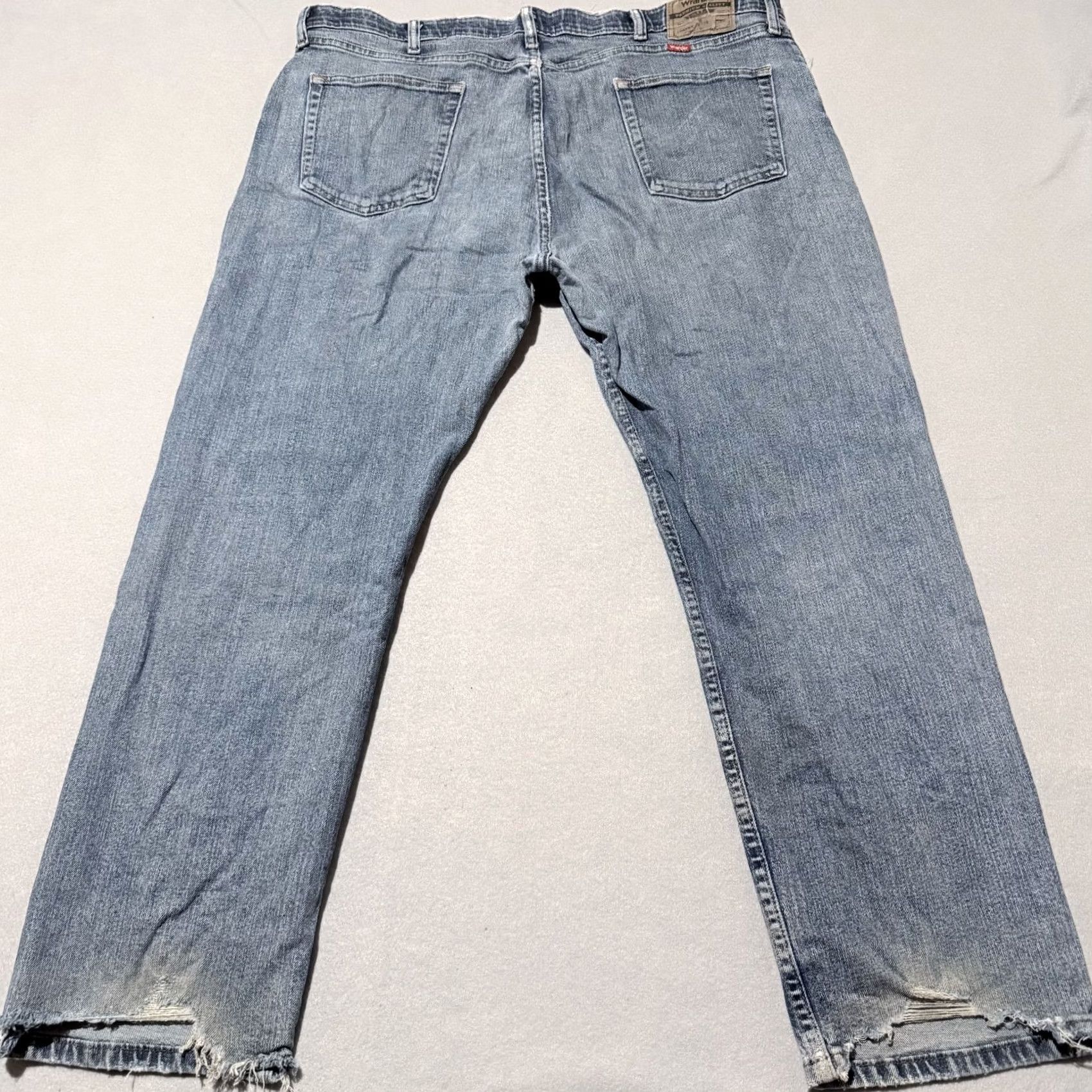 Wrangler Wrangler Jeans Men’s Blue Denim Stretch Pockets Mid Rise Hipster - 40x29 Jeans Size US 40 / EU 56 - 2 Thumbnail