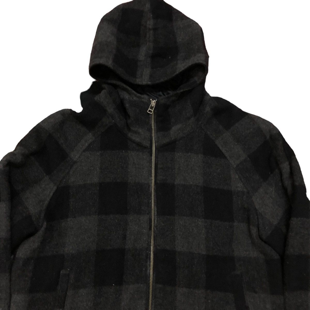 Yohji Yamamoto Kansai jeans wool mohair flannel hooded Zipper jacket Size US M / EU 48-50 / 2 - 3 Thumbnail