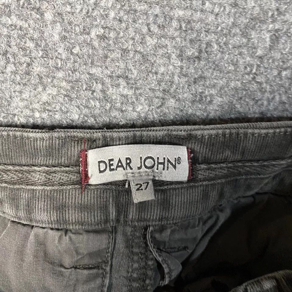 Other Dear John Corduroy Pants Women's Size 27 Gray Cotton Blend Size 27" / US 4 / IT 40 - 8 Thumbnail