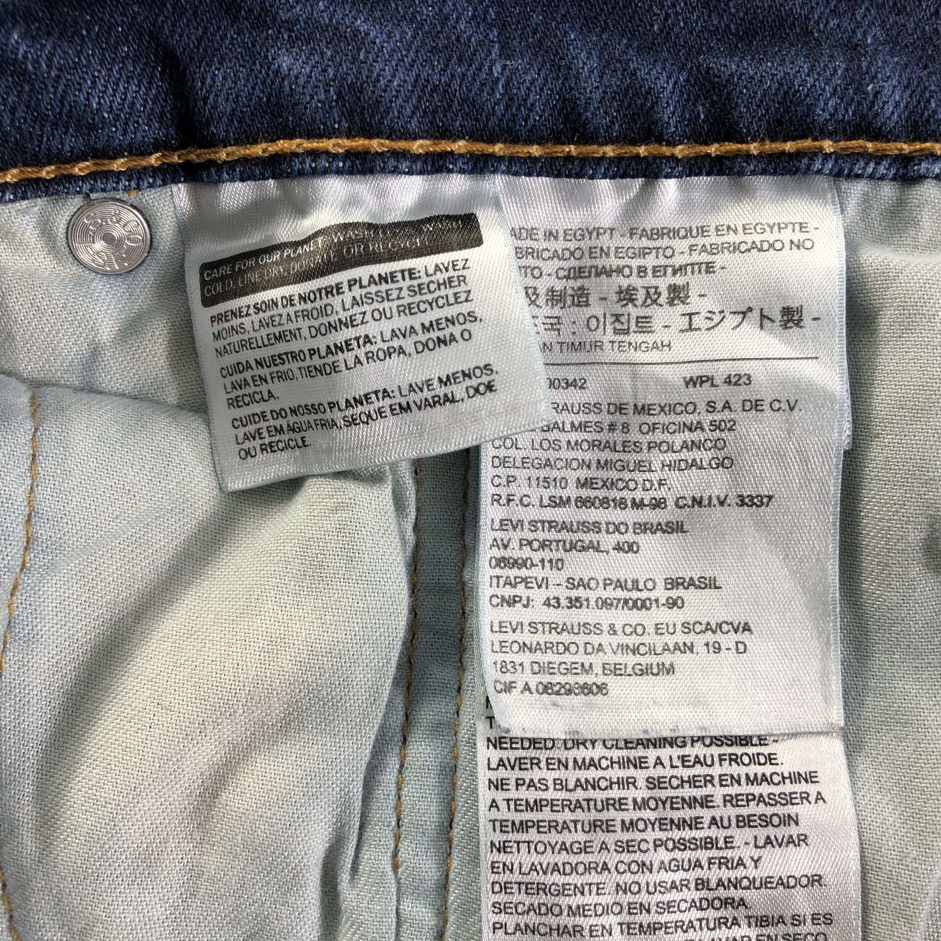 Levi's Vintage Blue Wash Levis 569 Jeans-J3533 Size US 40 / EU 56 - 10 Thumbnail