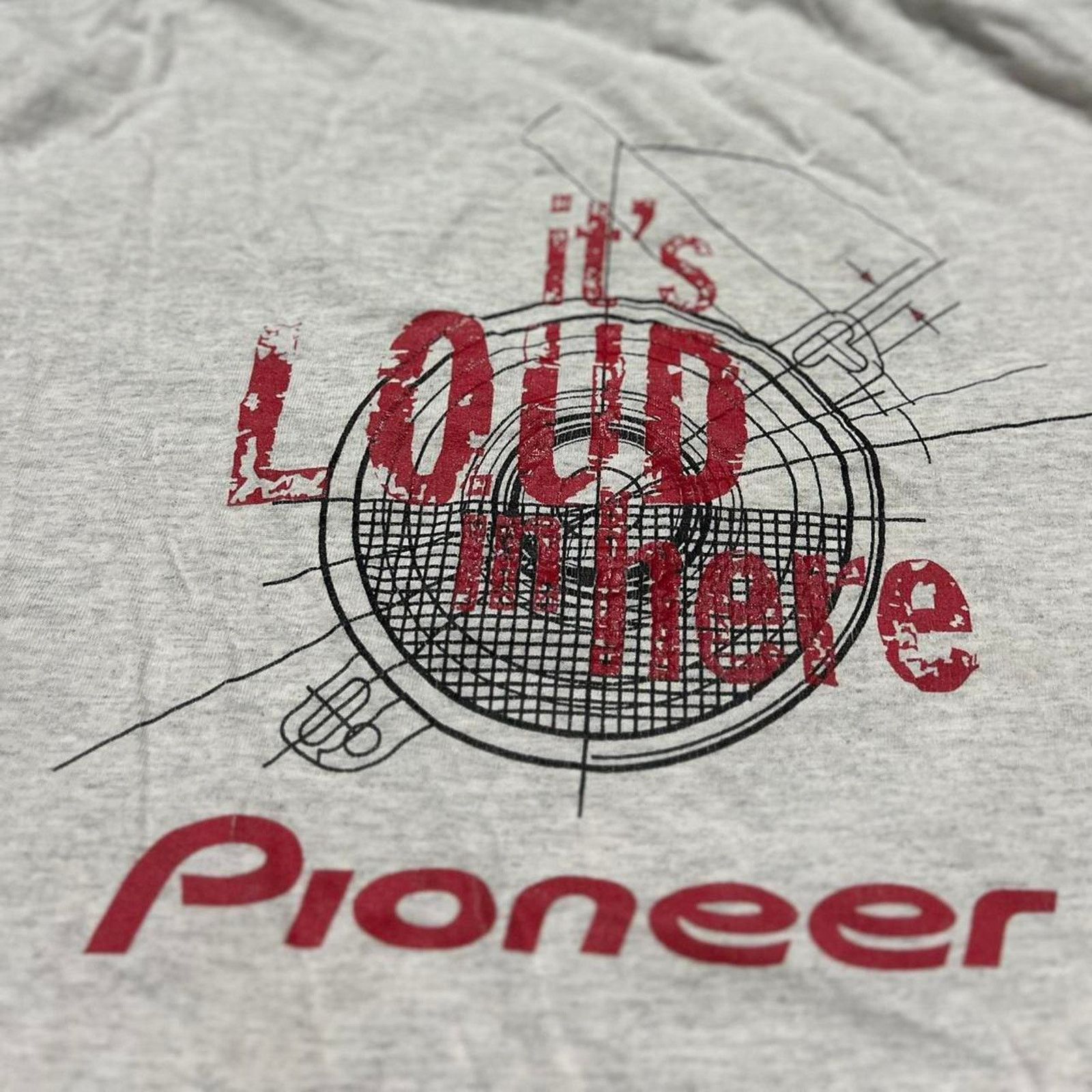 Other **Vintage Grey and Red Pioneer "It's Loud in Here" Racing Size US L / EU 52-54 / 3 - 5 Thumbnail