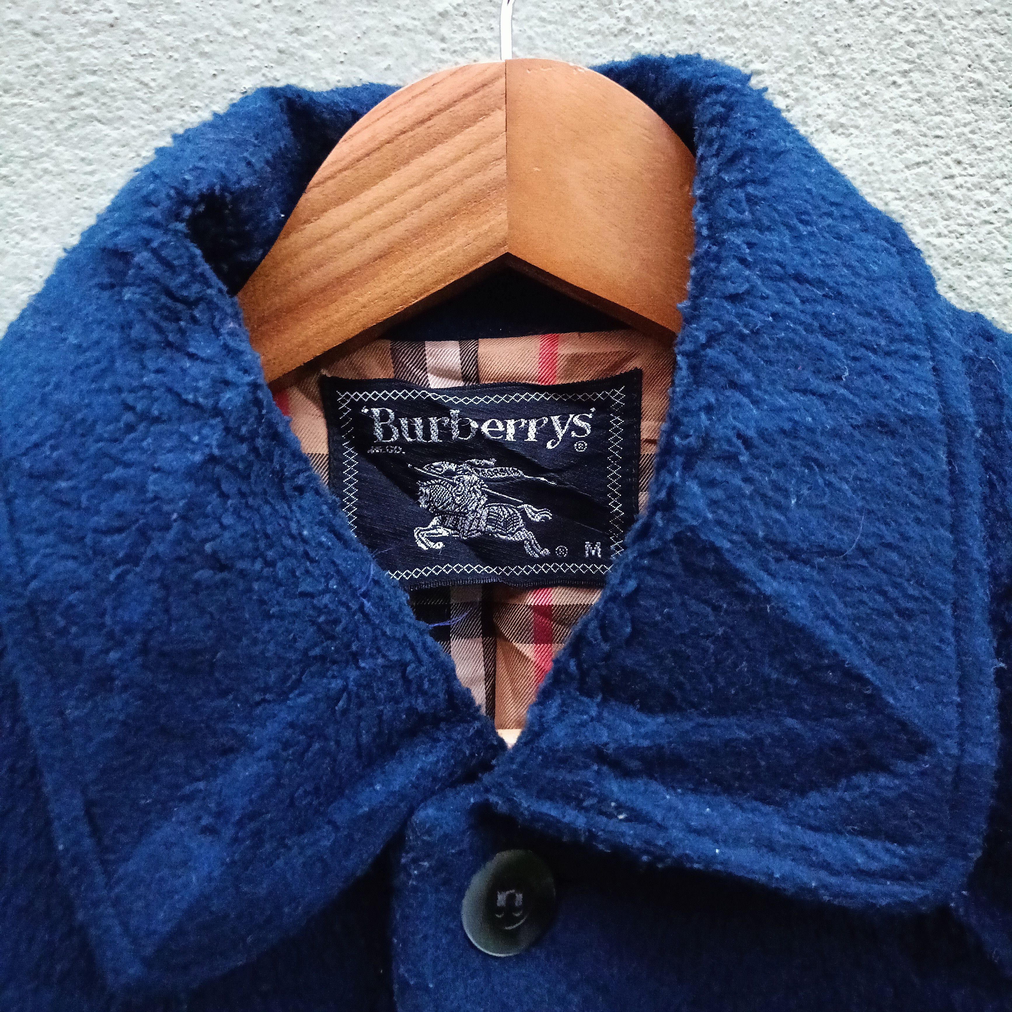Burberry × Vintage Burberry fleece Jacket Size US L / EU 52-54 / 3 - 6 Thumbnail