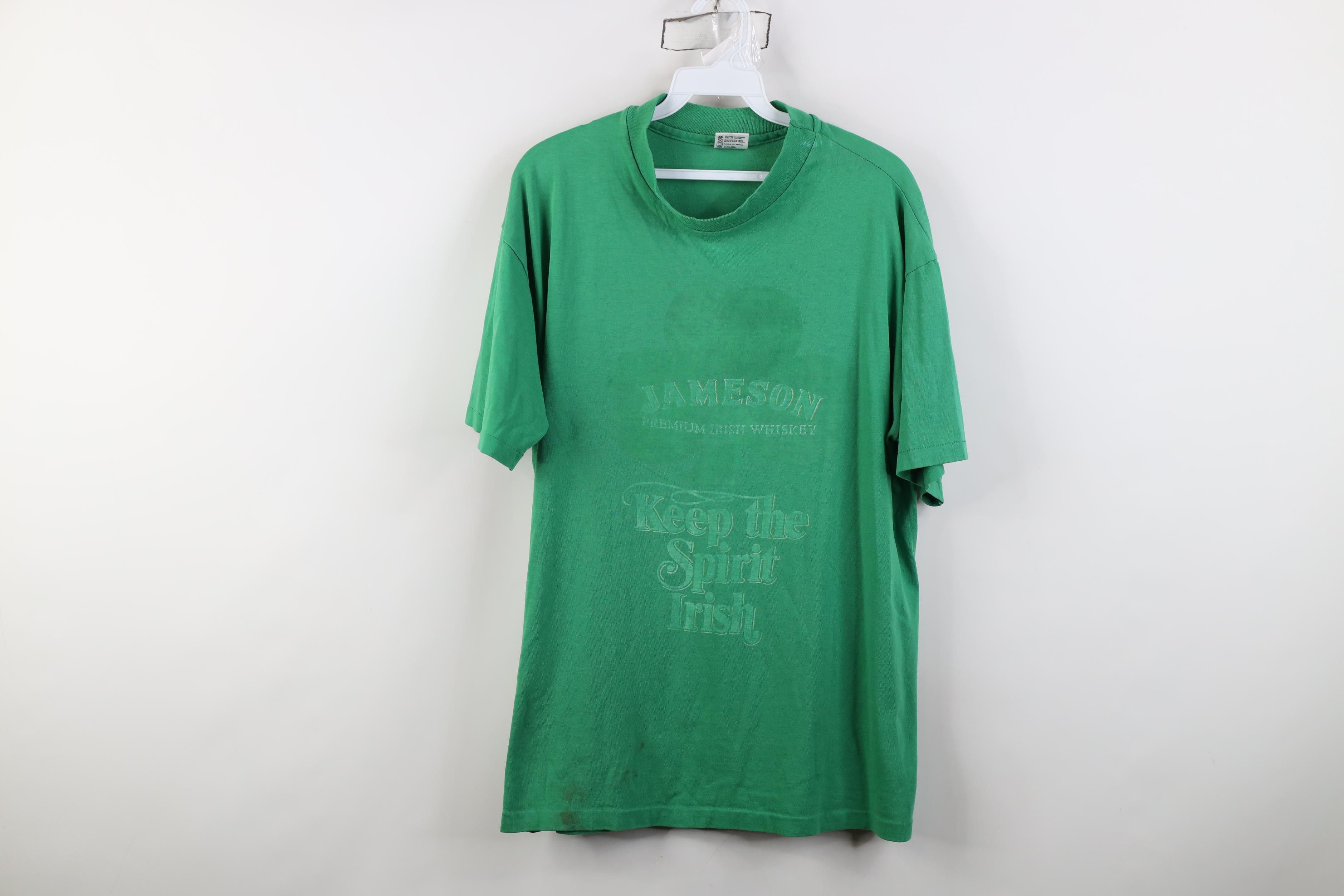 Vintage Vintage 90s Jameson Irish Whiskey Short Sleeve T-Shirt USA Size US L / EU 52-54 / 3 - 1 Thumbnail