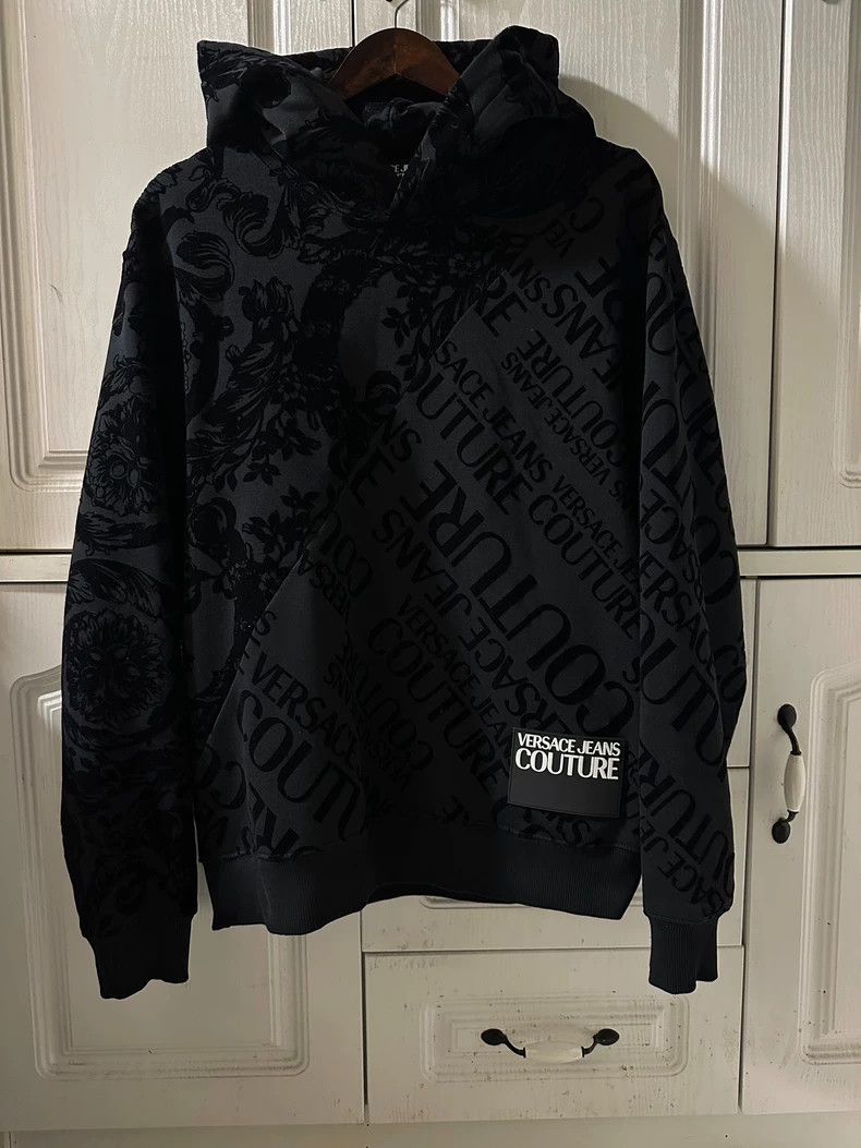 Versace Versace Baroque flocked patterned jacket sweatshirt Size US L / EU 52-54 / 3 - 1 Thumbnail