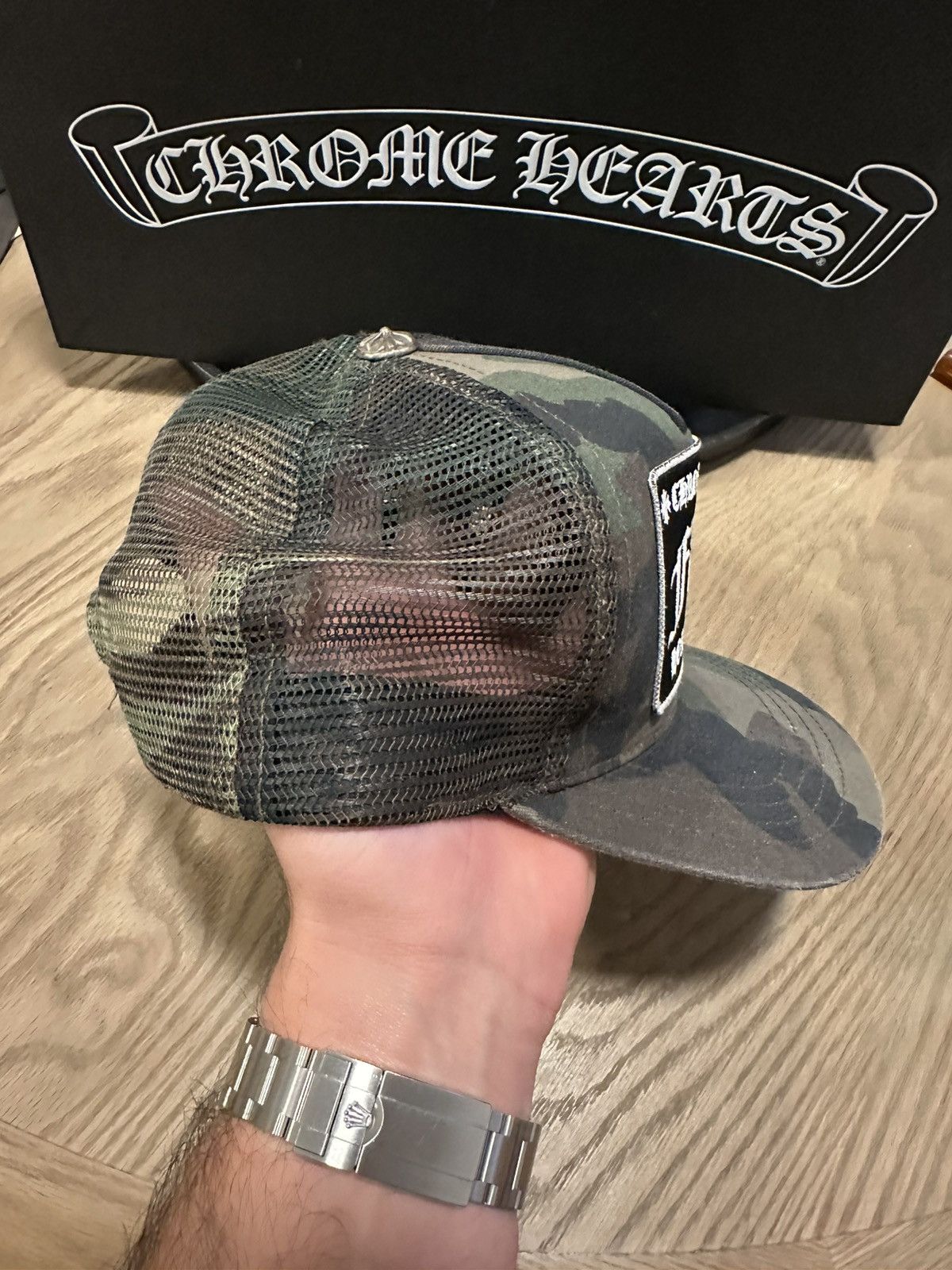 Chrome Hearts Chrome Hearts Camo Hat Size ONE SIZE - 2 Thumbnail