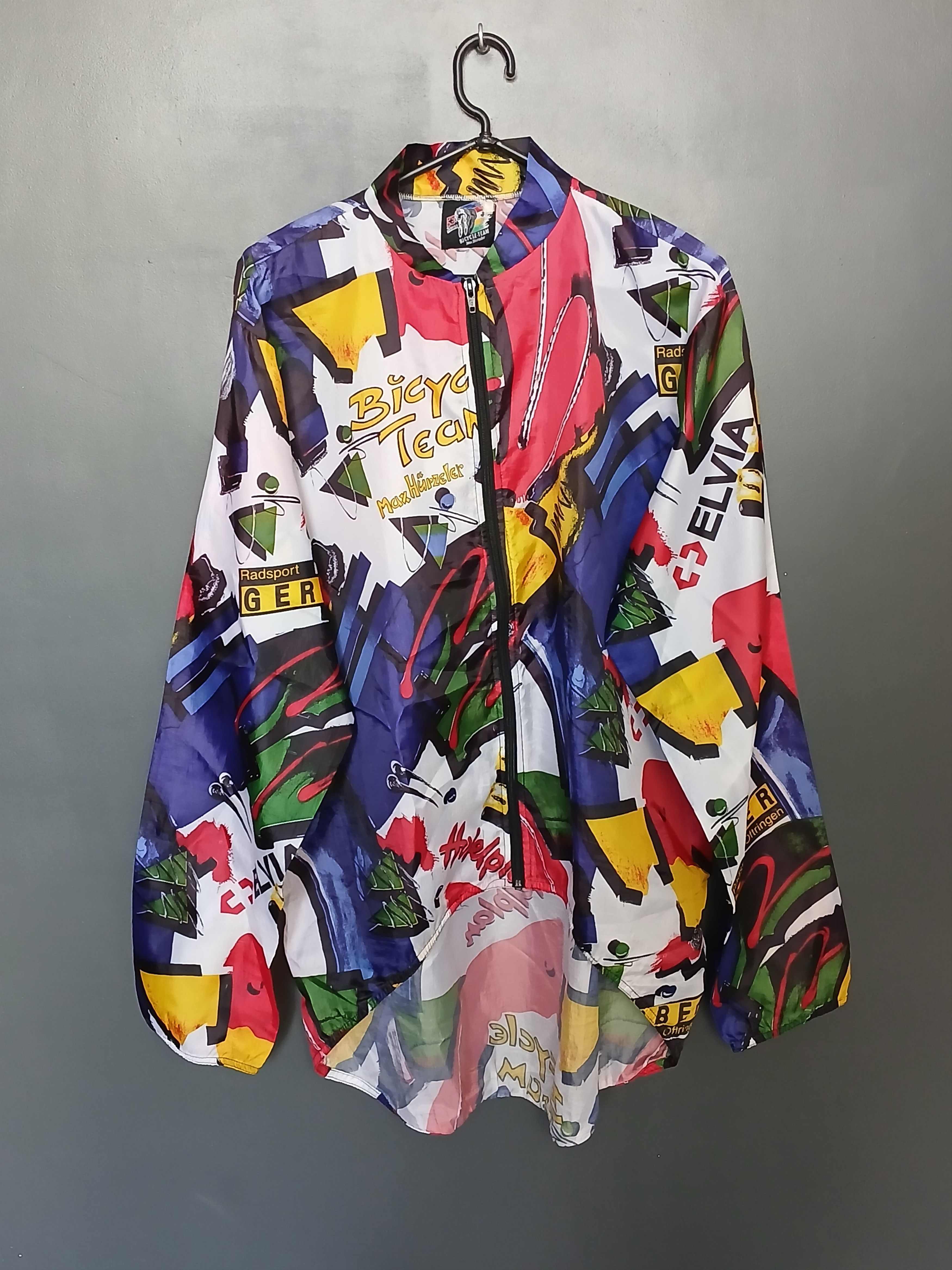 Bicycle Vintage Max Hurzeler Team Cycling Bicycle Jacket Size US XXL / EU 58 / 5 - 1 Thumbnail