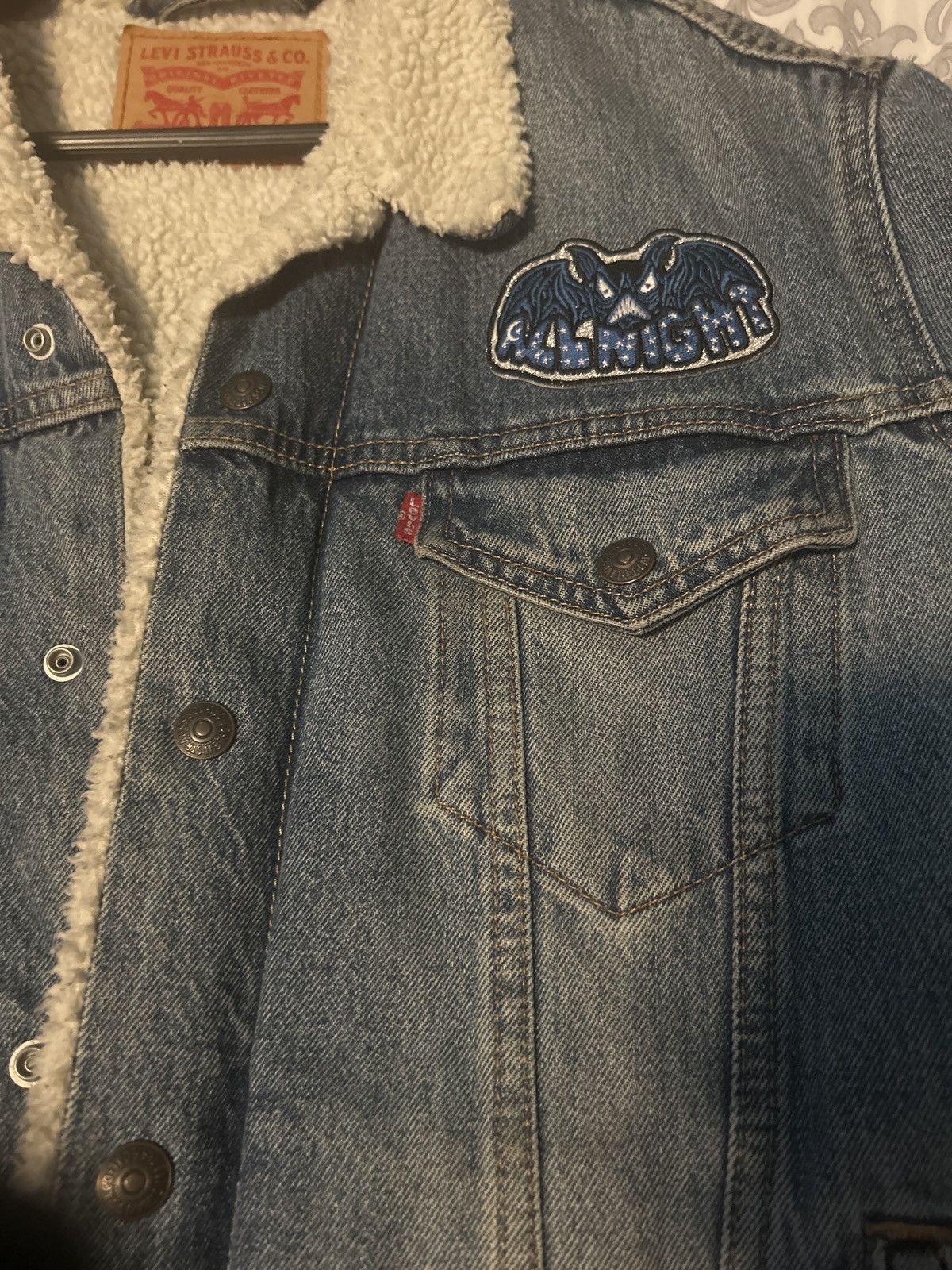 Levi's × Neckface × Nike 1/1 Levi’s x Nike SB Neckface Denim Sherpa Jacket Size US M / EU 48-50 / 2 - 3 Thumbnail
