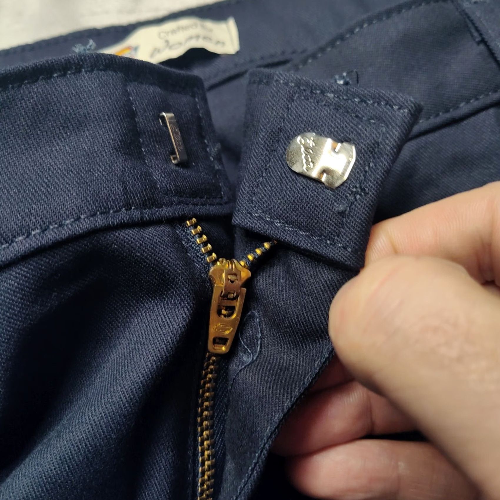Dickies DICKIES Occupational Wear Women Plus 18W Chino Pants Blue 32" Inseam NEW Size 40" / US 18 - 7 Thumbnail