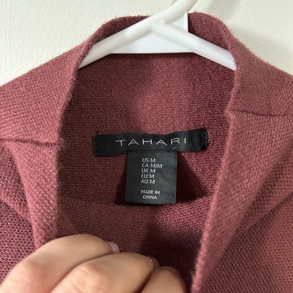 Other Tahari Long Sleeve Cowlneck Top Size M / US 6-8 / IT 42-44 - 4 Thumbnail