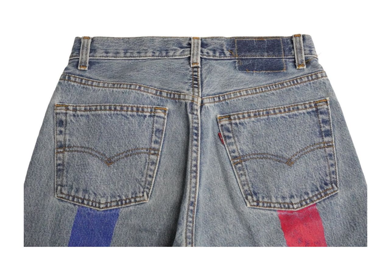 Levi's Vintage Clothing Levi's Back Paint Denim Pants 501 Size 29" - 6 Thumbnail