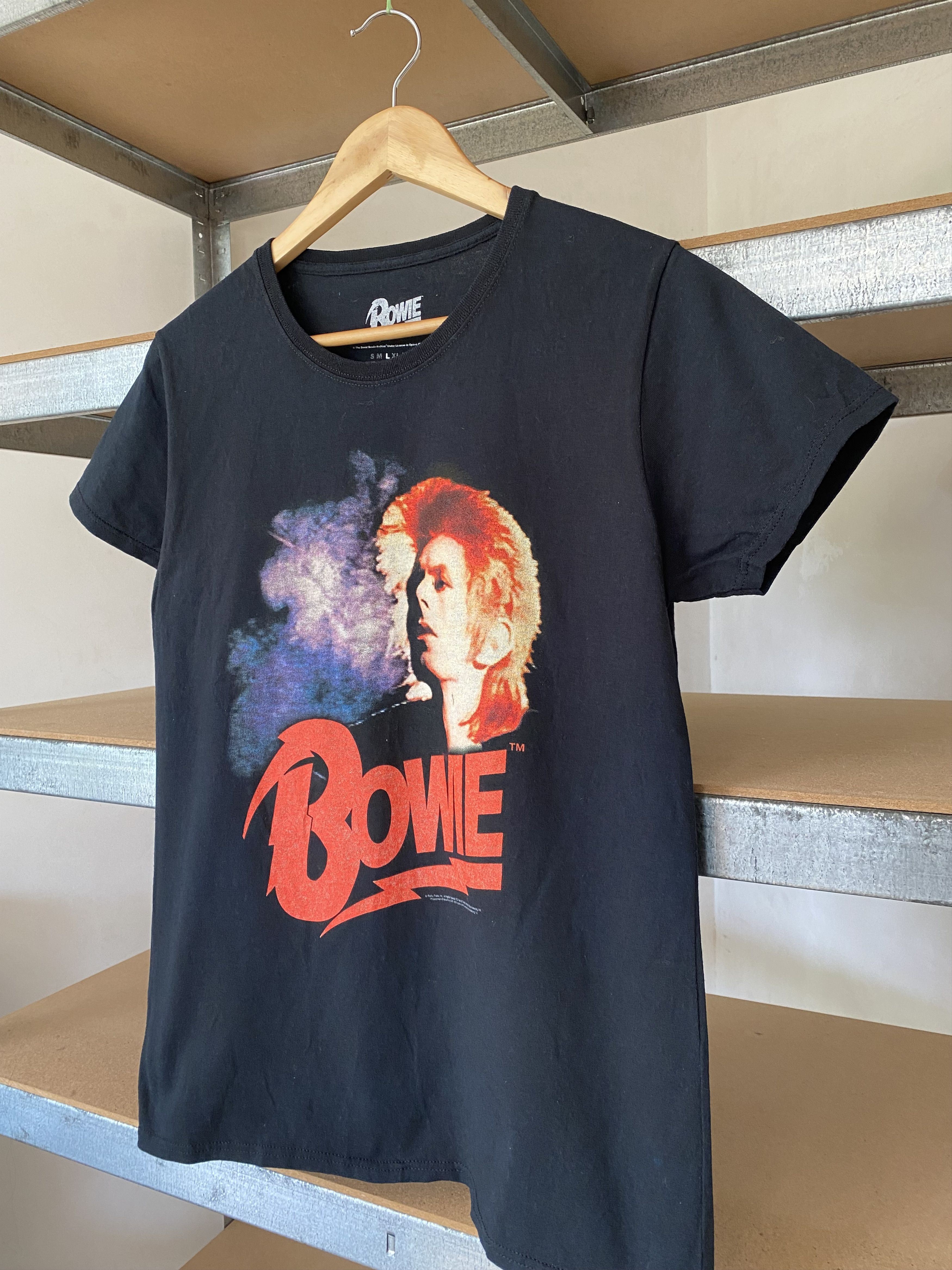 Band Tees Vintage 2016 David Bowie Rock Band T-shirt Size US L / EU 52-54 / 3 - 5 Thumbnail