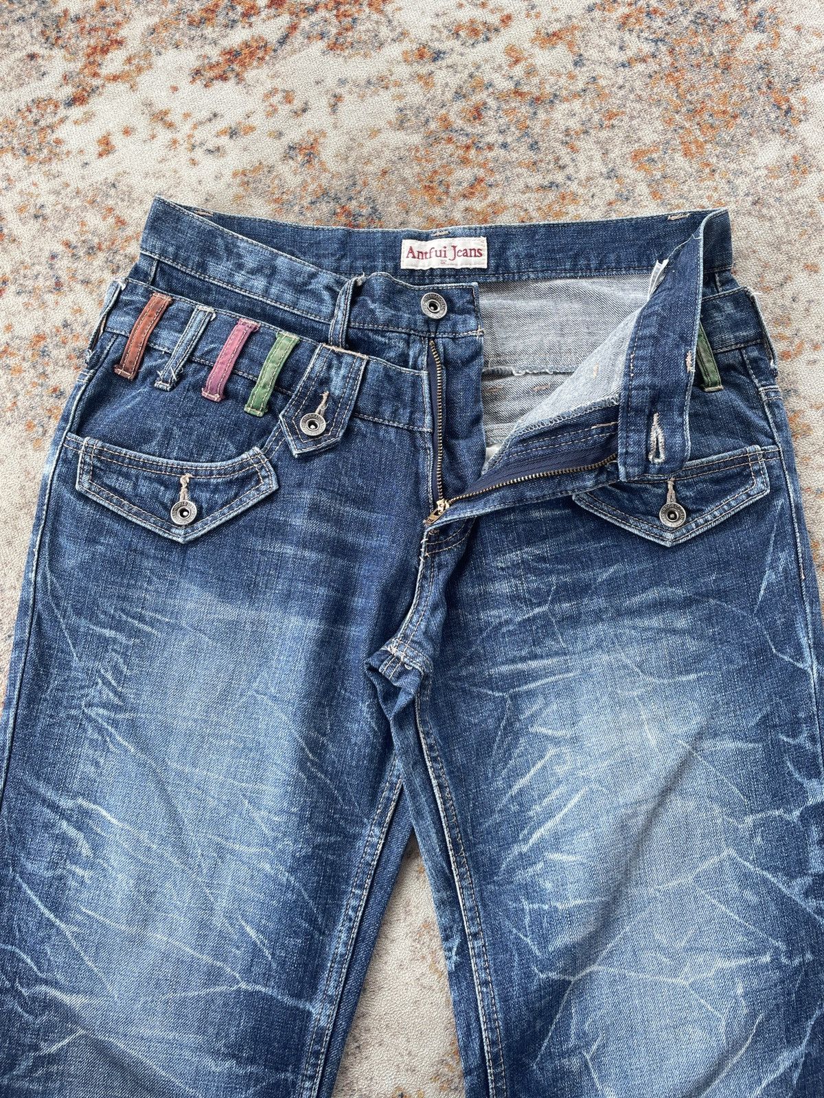 Hysteric Glamour ANTFUI DOUBLEWAIST LOOKLIKE HYSTERIC JEANS Size US 31 - 3 Thumbnail
