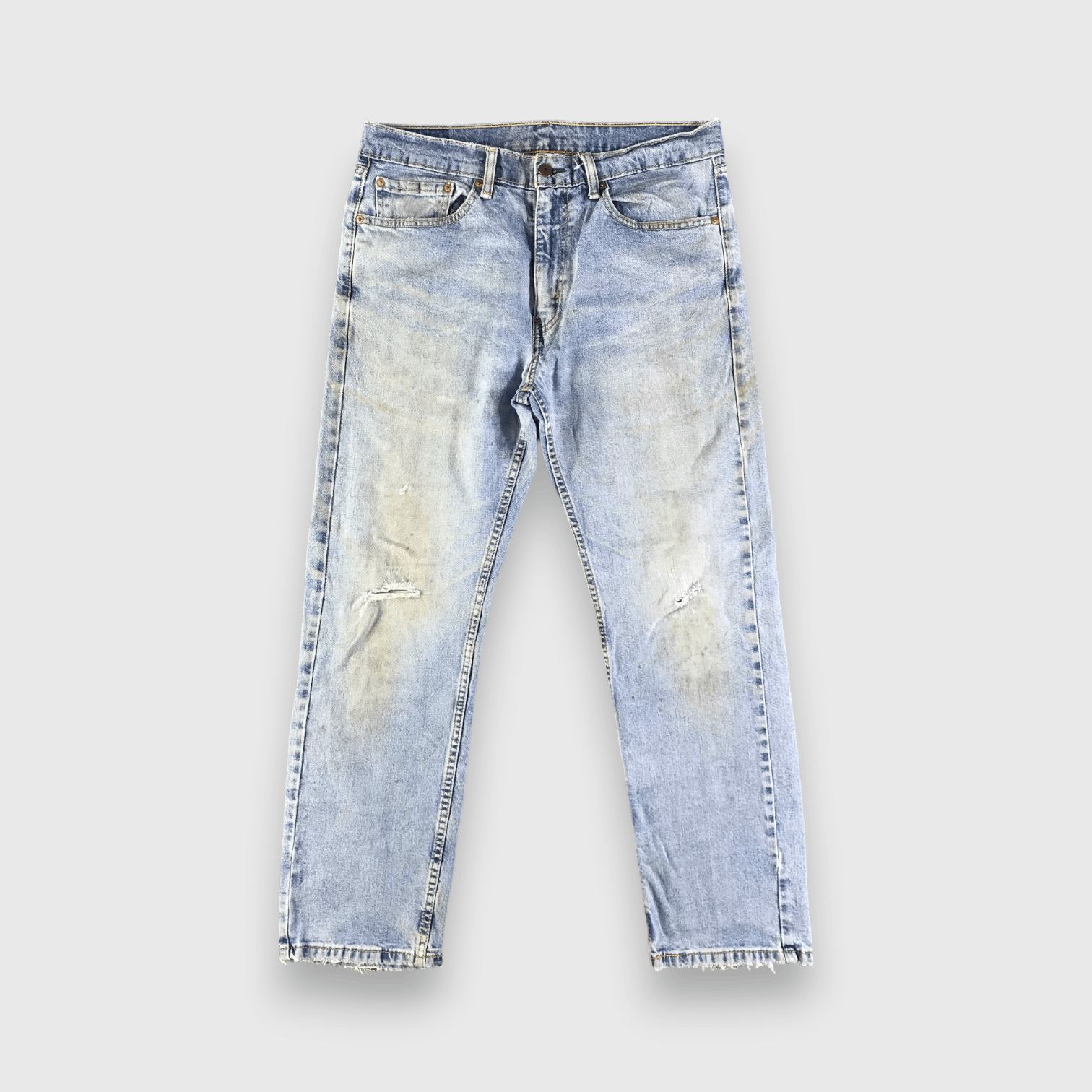 Levi's Vintage Blue Wash Levis 505 Jeans-J3464 Size US 35 - 1 Thumbnail