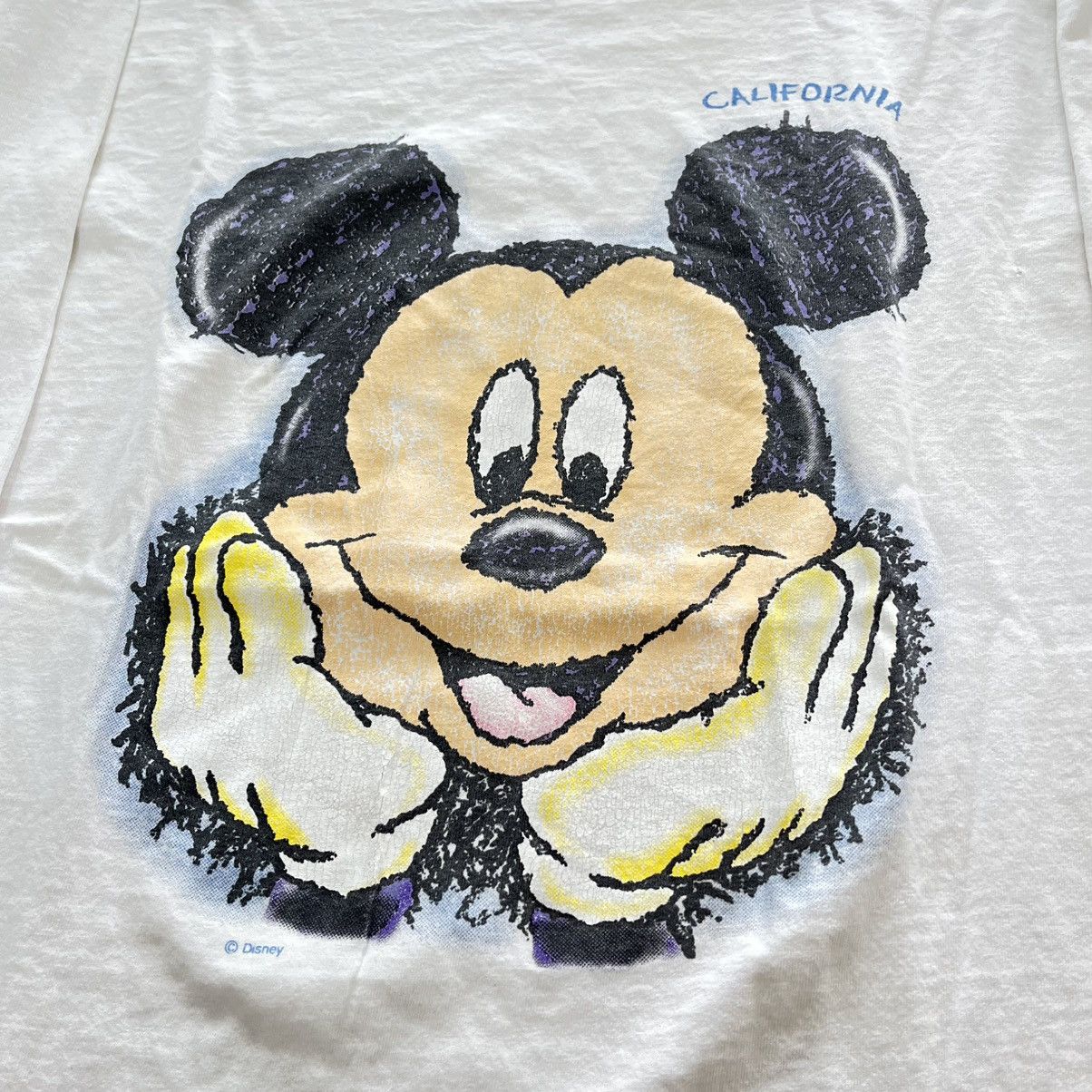 Vintage Vtg 90s Mickey Mouse Longsleeve Tee Size US L / EU 52-54 / 3 - 6 Thumbnail