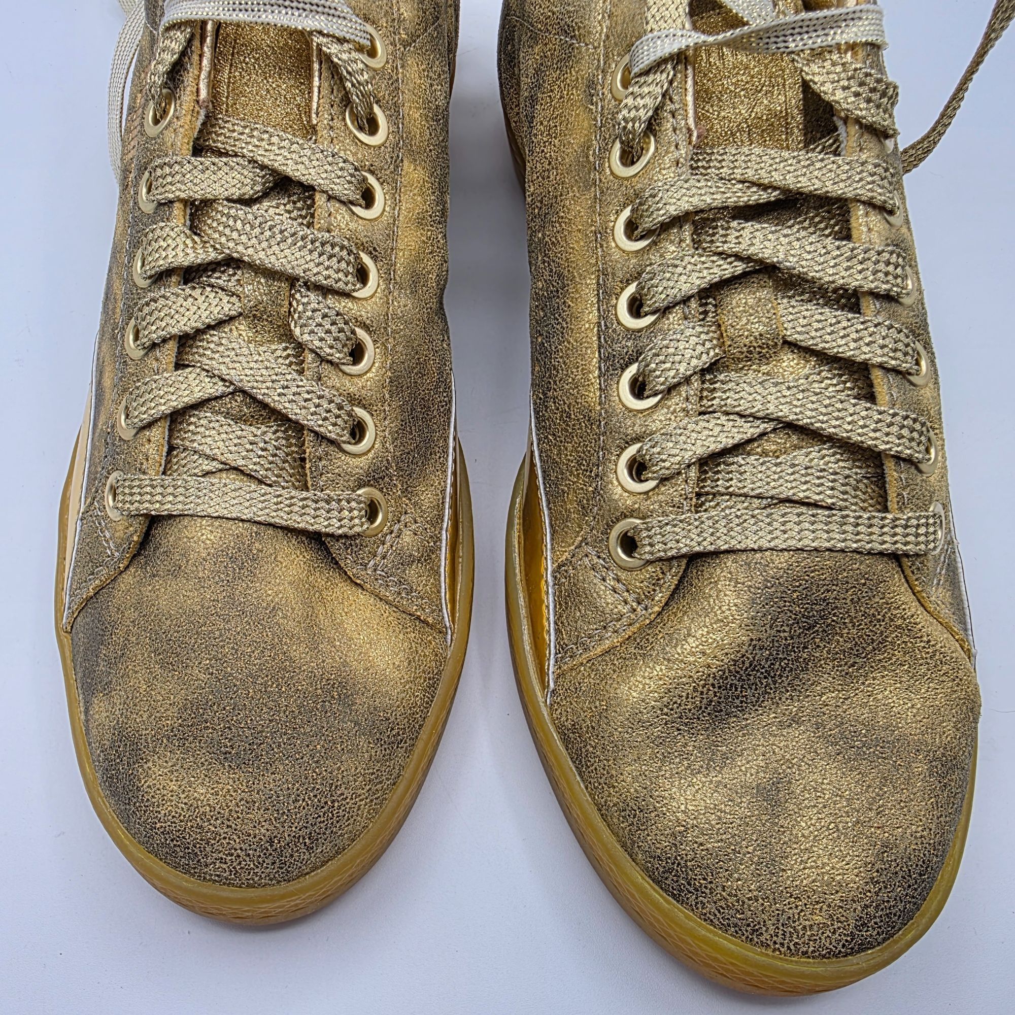 Puma Puma Match Lo Gold Womens Size 8.5 Sneaker Shoes Casual Walk Size US 8.5 / IT 38.5 - 10 Thumbnail