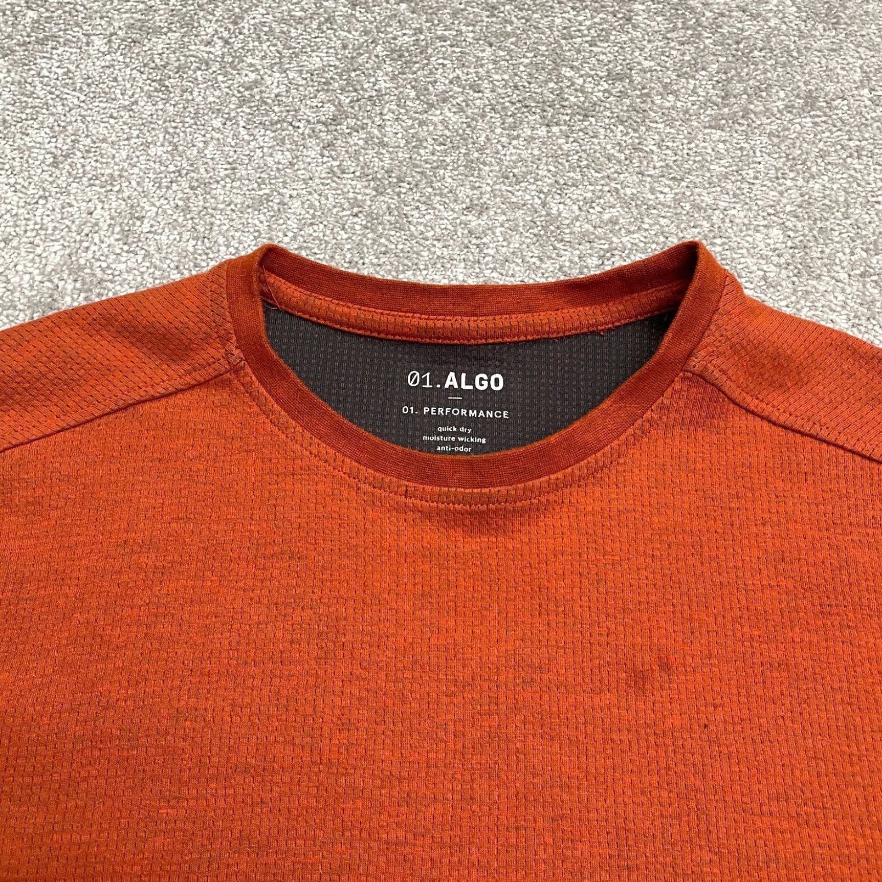 Vintage 01. Algo Sweatshirt Men M Tall Brown Quick Dry Moisture Wicking Performance Crew Size US M / EU 48-50 / 2 - 3 Thumbnail