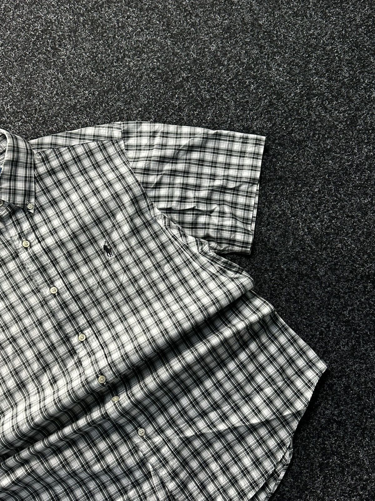 Polo Ralph Lauren 🚨 VNTG Y2K Polo Ralph Lauren Shirt flannel RARE SHORT SLEEVE Size US L / EU 52-54 / 3 - 3 Thumbnail