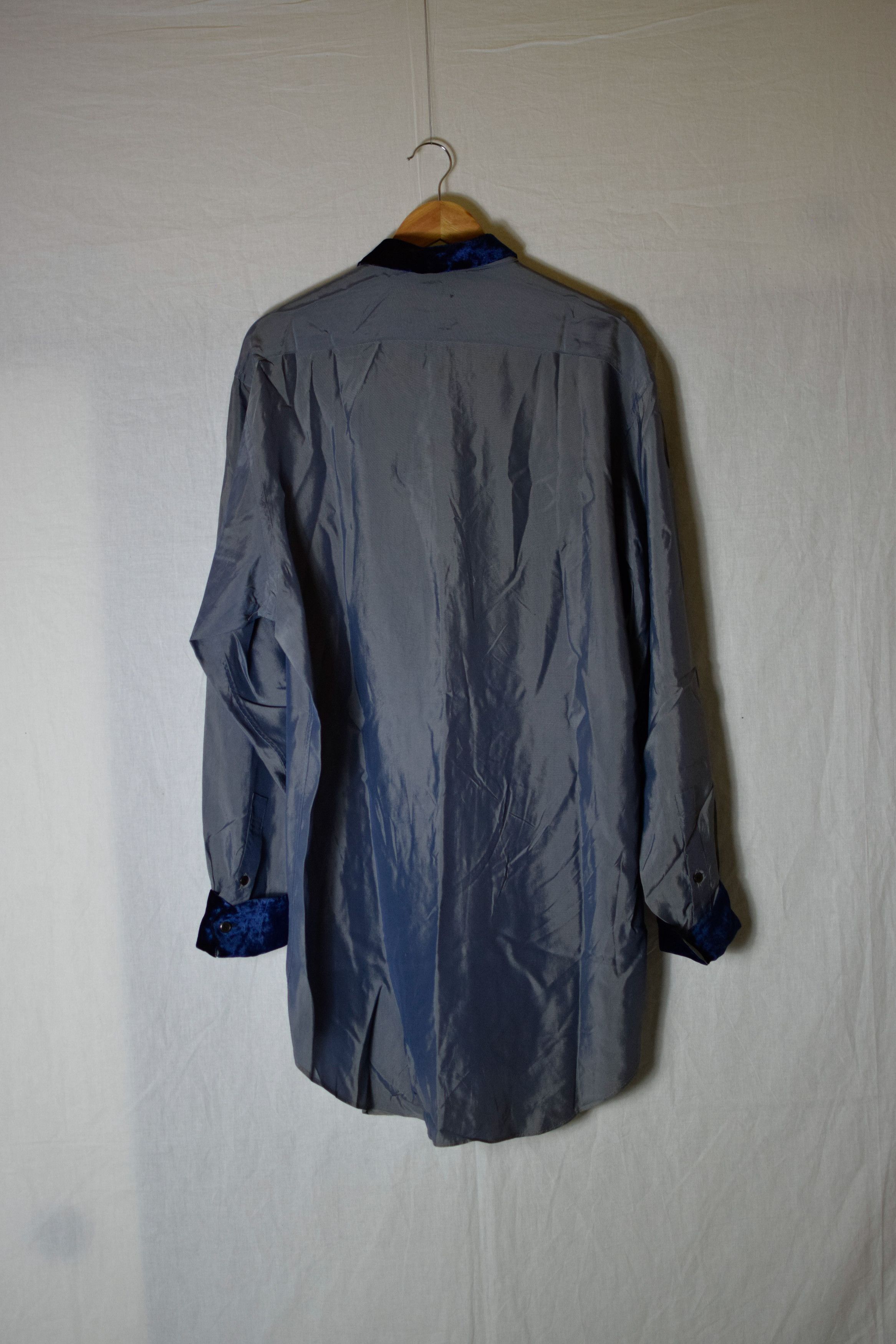 Yohji Yamamoto YYPH Archive Velvet Detail Shirt Size US L / EU 52-54 / 3 - 3 Thumbnail