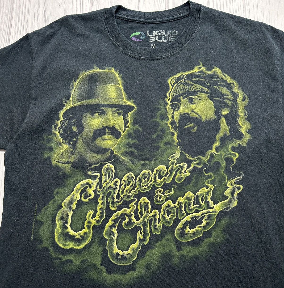 Liquid Blue Vintage Liquid Blue Cheech Chong Comedian Band 2014 T-Shirt Size US M / EU 48-50 / 2 - 6 Thumbnail