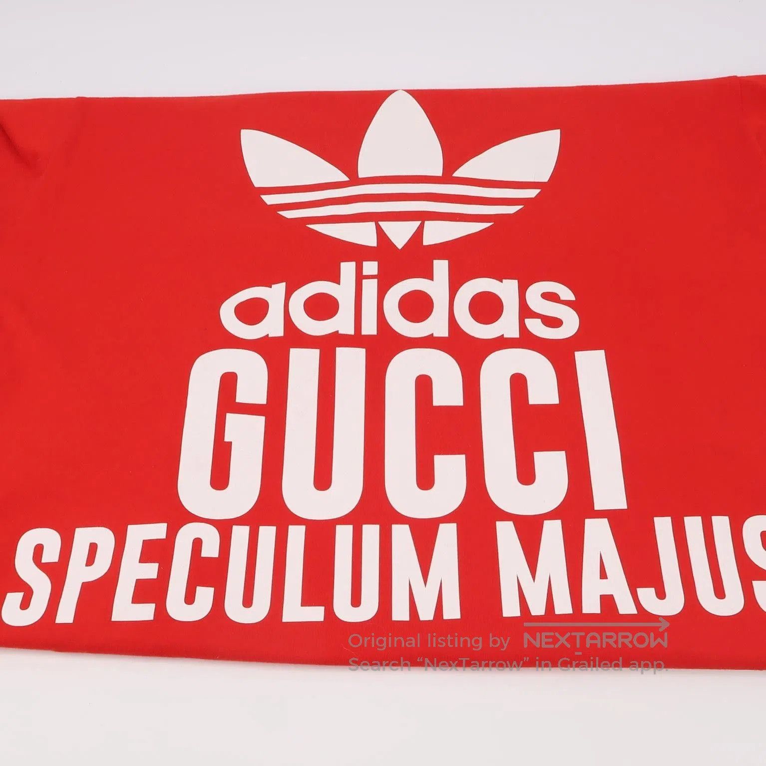 Gucci Gucci x Adidas Cotton Logo Crewneck T. Size US M / EU 48-50 / 2 - 3 Thumbnail