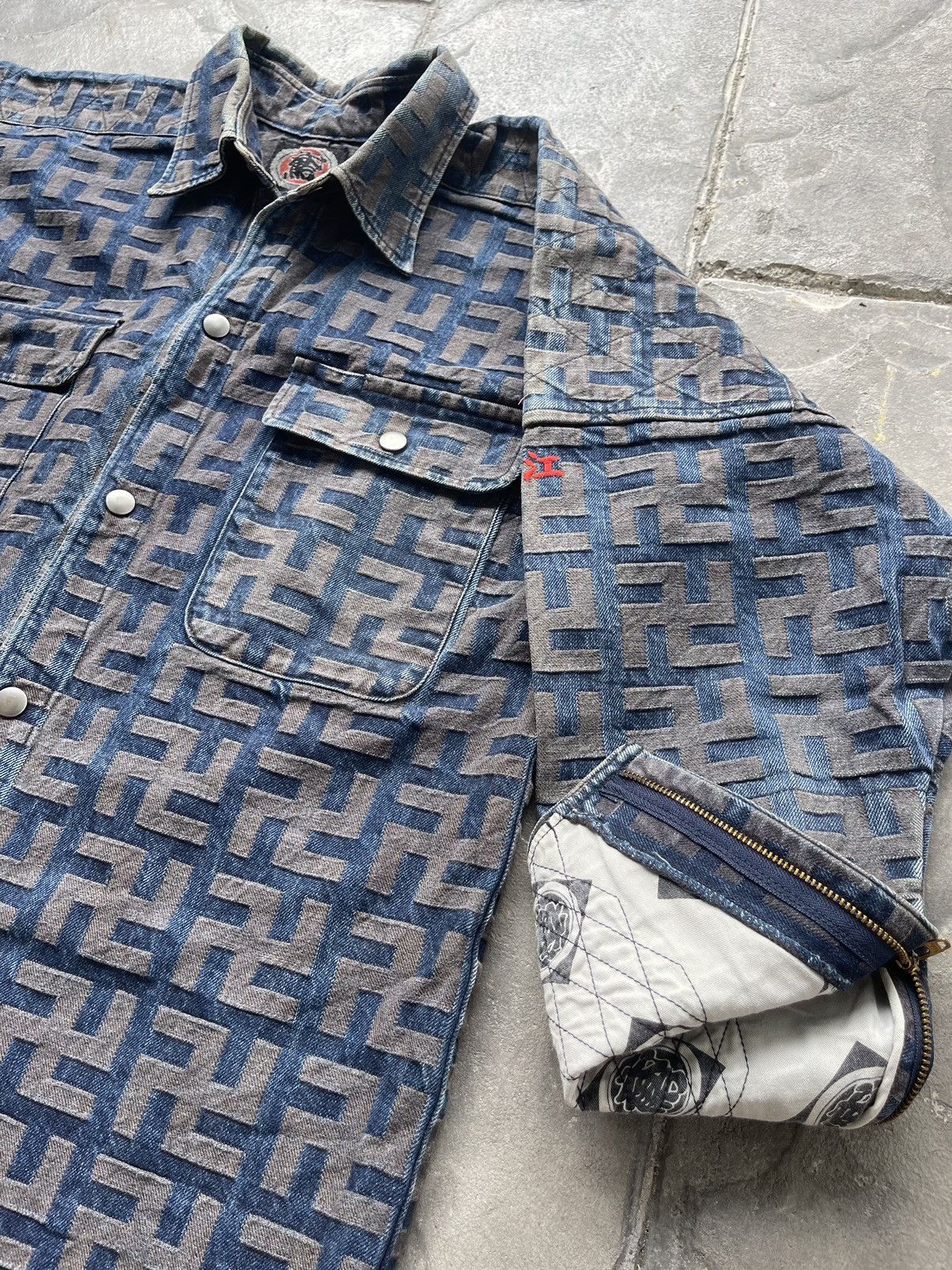 14th Addiction JAPAN MADE Denim Jacket Size US L / EU 52-54 / 3 - 4 Thumbnail