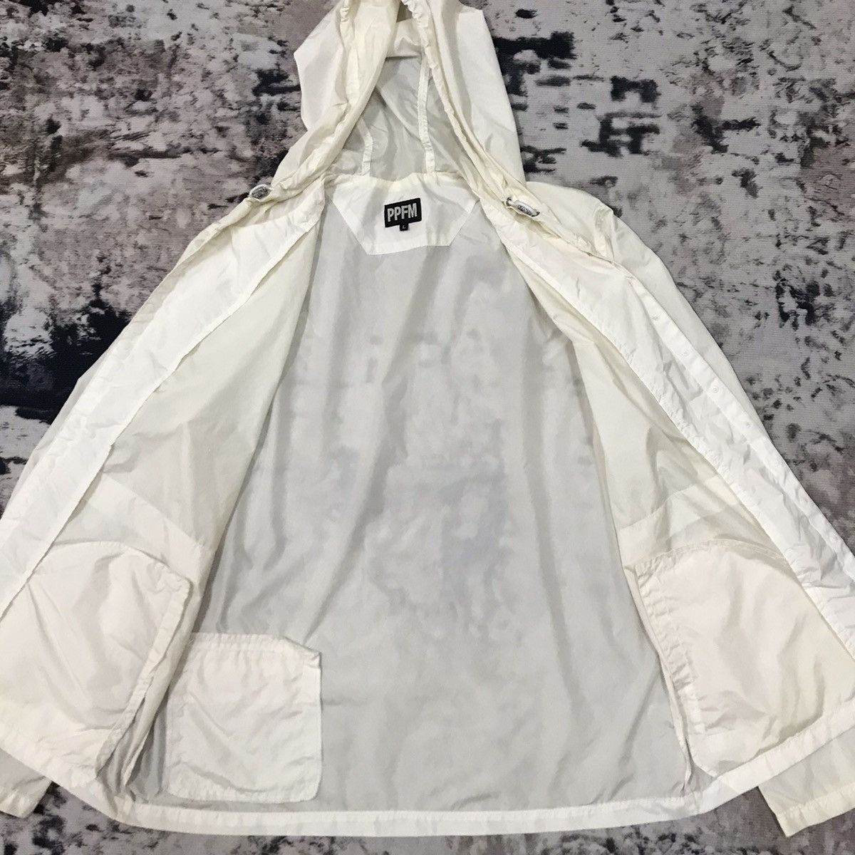 Japanese Brand × PPFM × Vintage Vintage PPFM Snap Button Windbreaker Jacket Hoodie Size US S / EU 44-46 / 1 - 4 Thumbnail