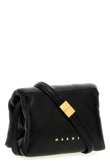 Marni MARNI Black Leather Shoulder Bag New & Authentic Size ONE SIZE - 2 Thumbnail