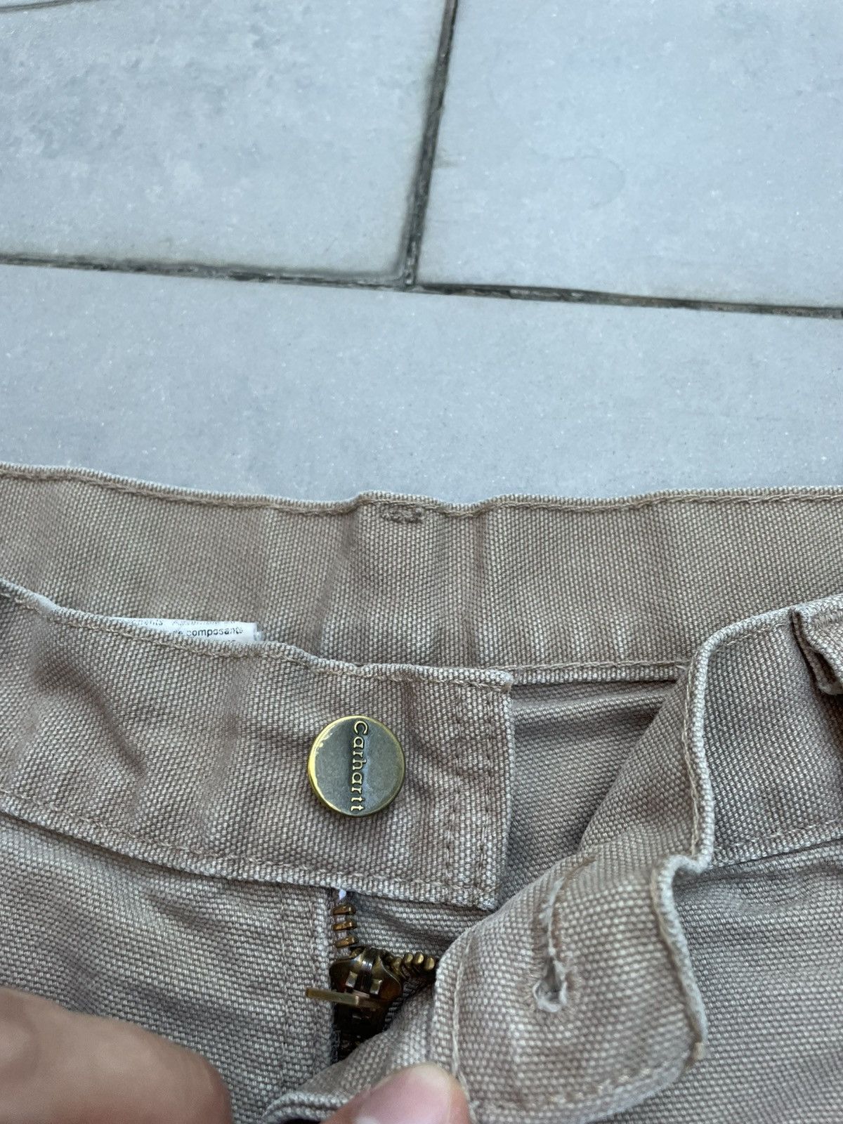 Carhartt Vintage Retro Workwear Y2K Carhartt Shorts Size US 33 - 3 Thumbnail