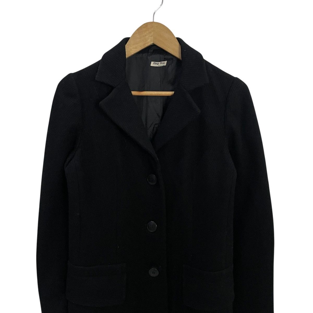 Miu Miu Miu Miu By Prada Trench Coat Jacket Size L / US 10 / IT 46 - 2 Thumbnail