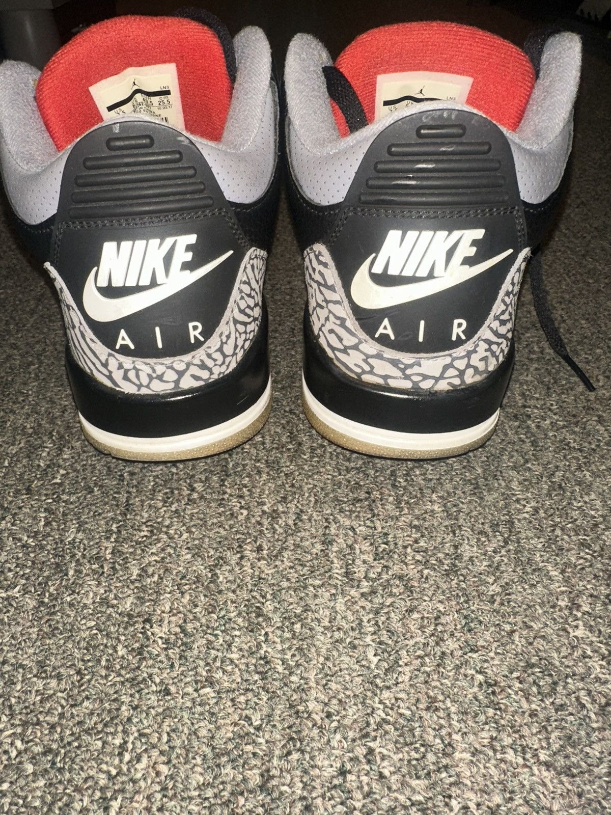 Jordan Brand AIR JORDAN CEMENT 3s sz 7.5 2018 Size US 7.5 / EU 40-41 - 4 Thumbnail