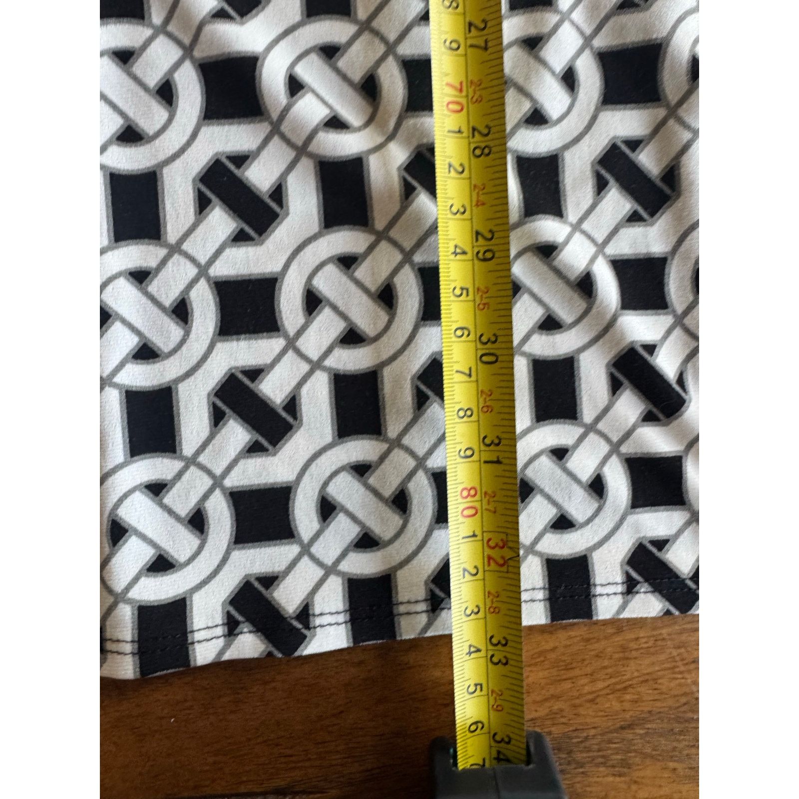 Other Laundry by Design Black White Chain Print Shift Dress Size 2 Size XS / US 0-2 / IT 36-38 - 8 Thumbnail