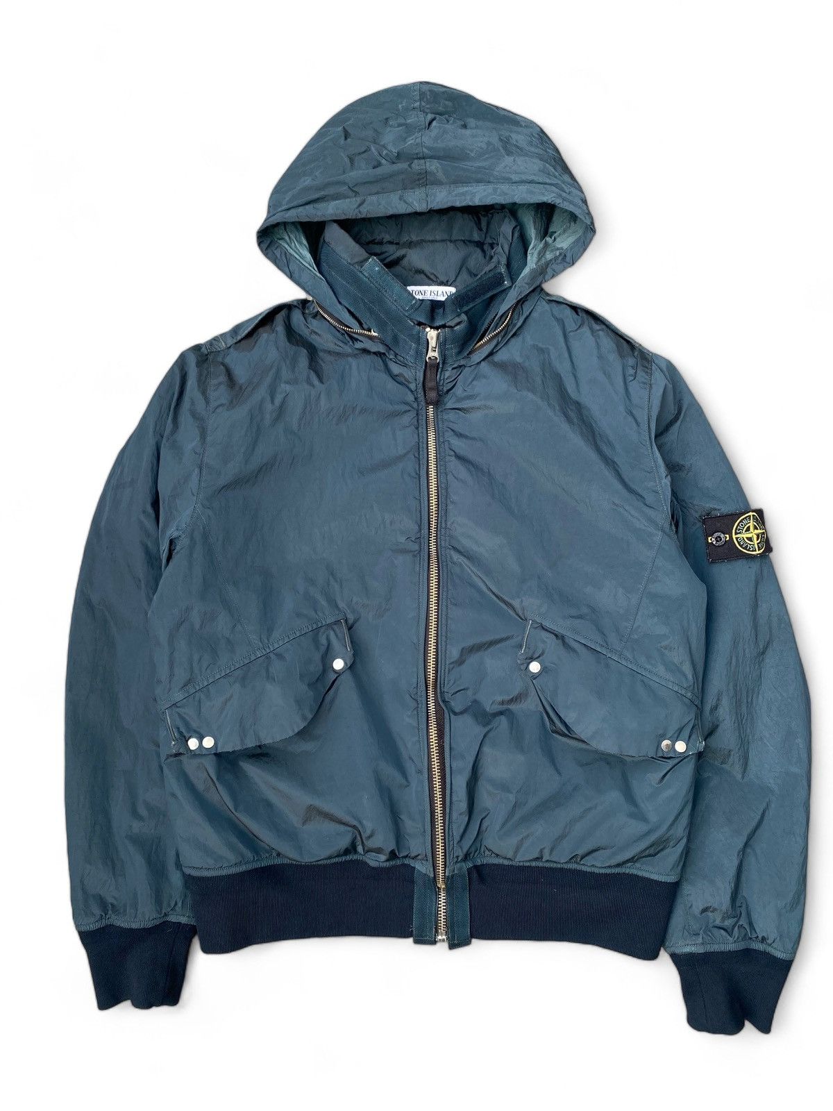 Stone Island × Vintage Vintage Stone Island jacket hooded nylon 