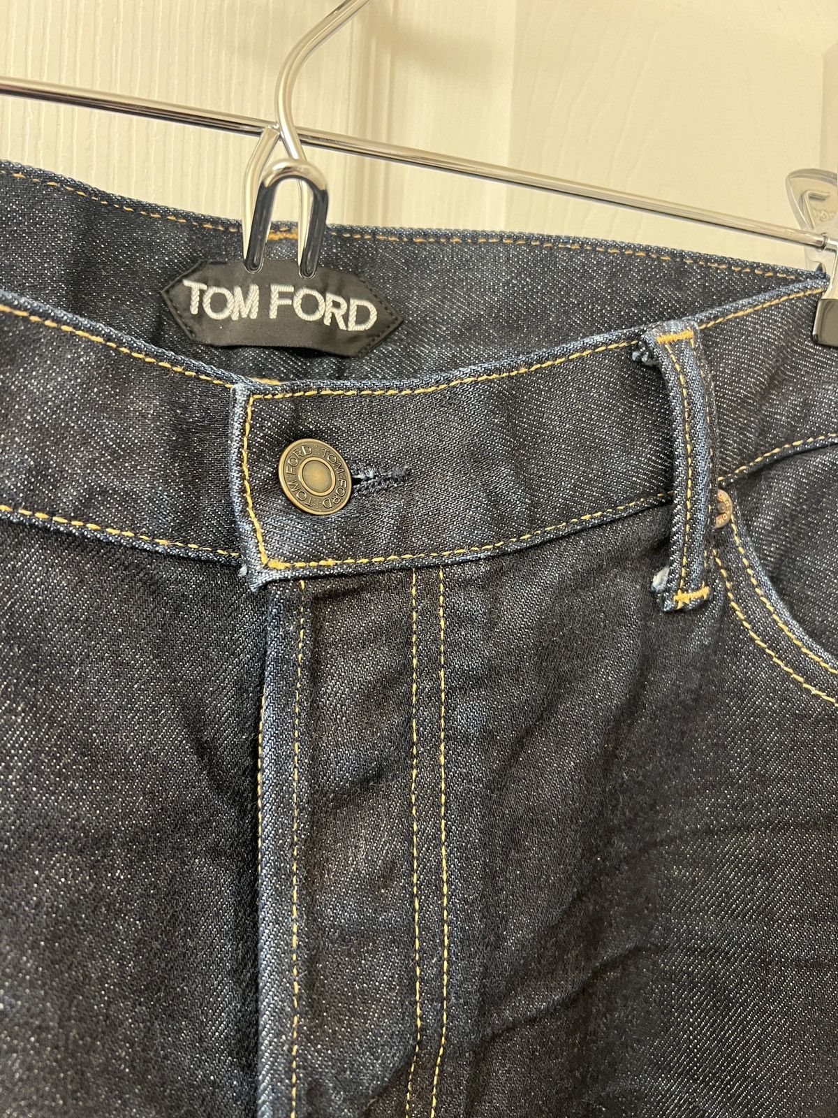 Tom Ford Vintage Tom Ford Raw Indigo Selvedge Jeans 38x30 Made in US Size US 38 / EU 54 - 5 Thumbnail