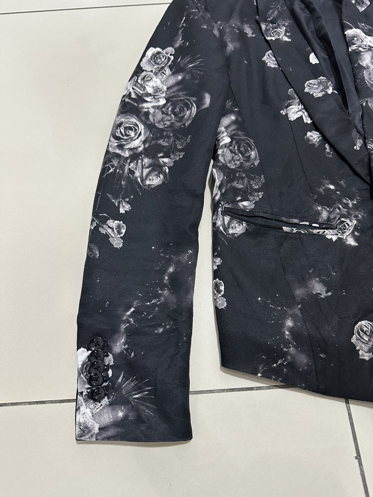 CIVARIZE Japanese Brand Civarize Floral art Roses Stylish Jacket Rare Size US S / EU 44-46 / 1 - 5 Thumbnail