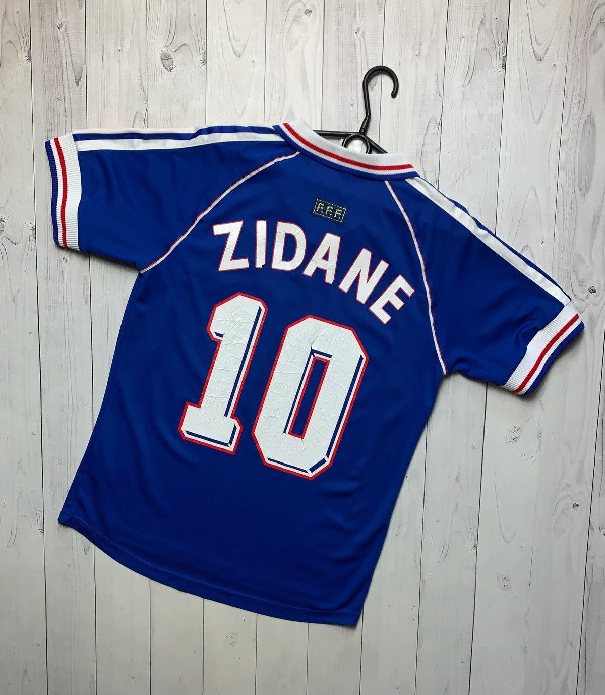 Vintage Vintage Zidane 10 France soccer tee logo rare M Size US M / EU 48-50 / 2 - 1 Thumbnail