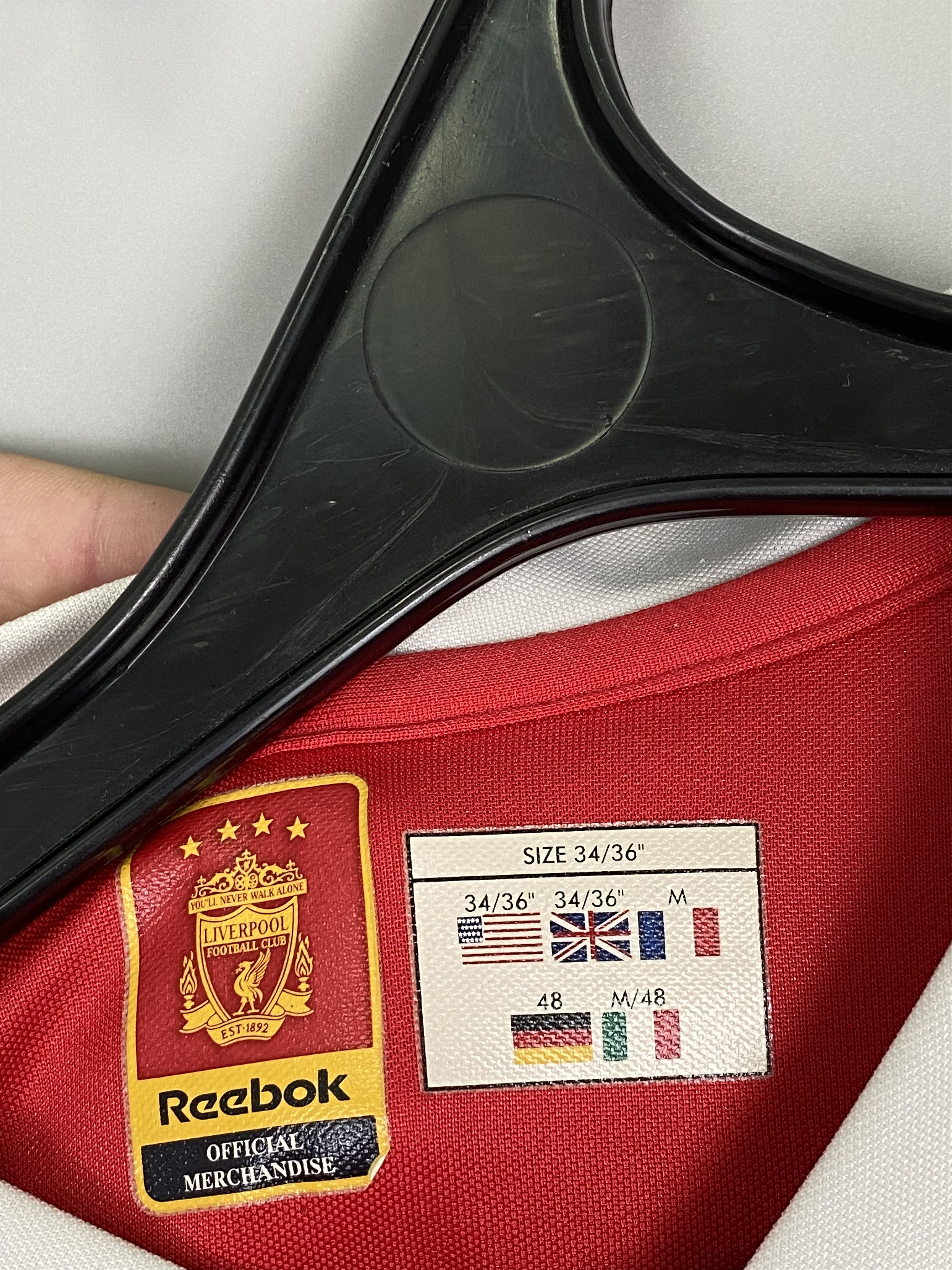 Reebok RIISE #18 LIVERPOOL 2001/03 EUROPEAN HOME JERSEY REEBOK Size US M / EU 48-50 / 2 - 11 Thumbnail