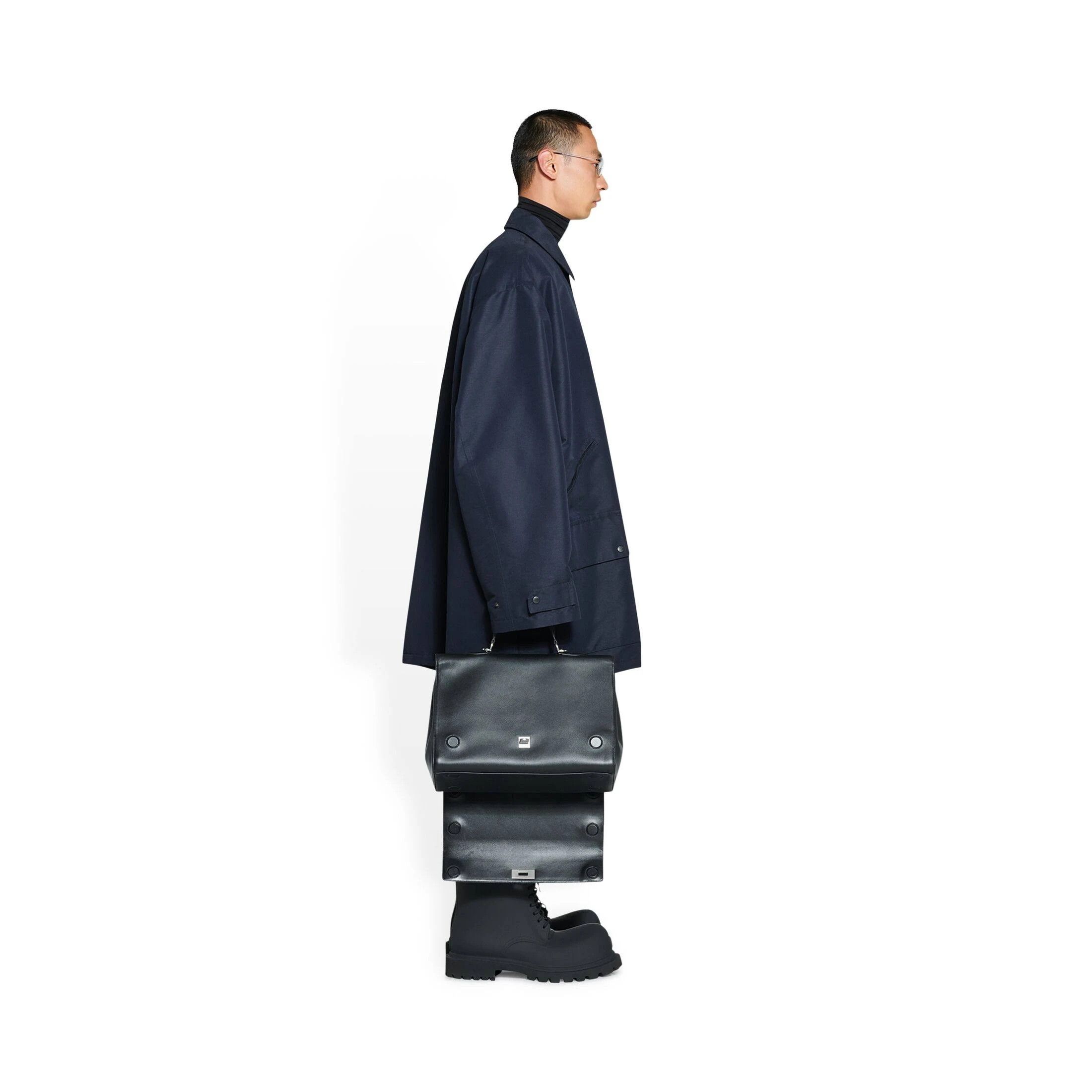Balenciaga o1bcso1str1124 Blend Parka in Blue Size US S / EU 44-46 / 1 - 9 Thumbnail