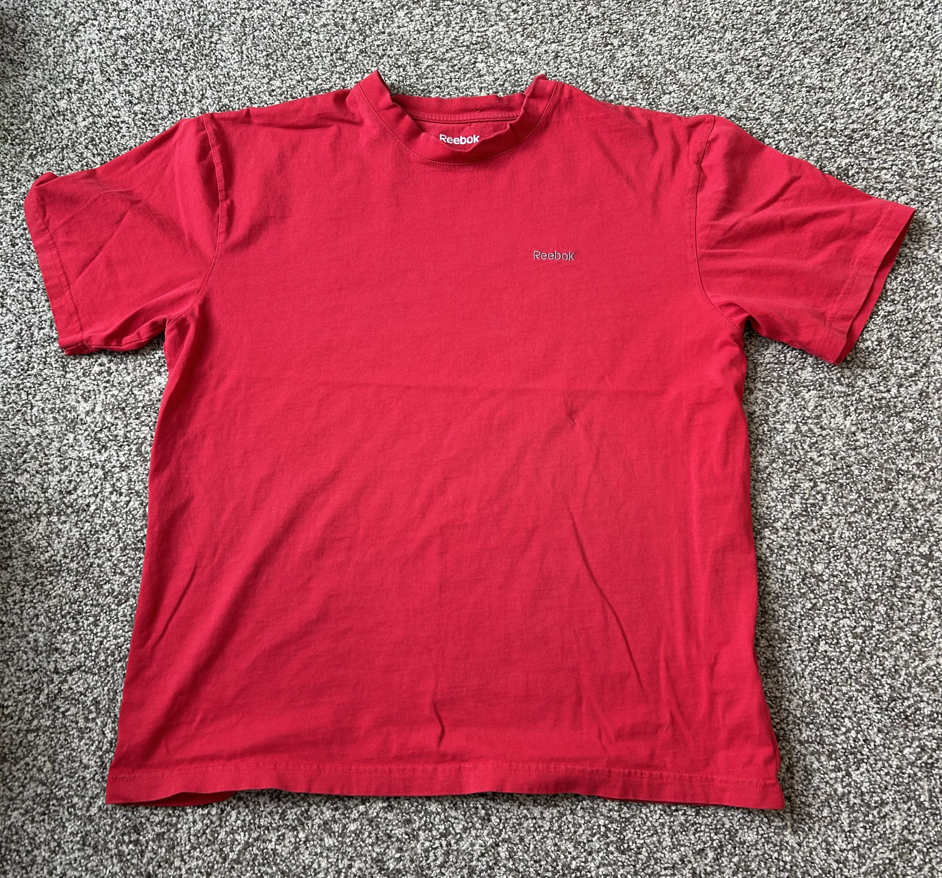 Reebok Red Reebok Blank Tee Size US L / EU 52-54 / 3 - 1 Thumbnail