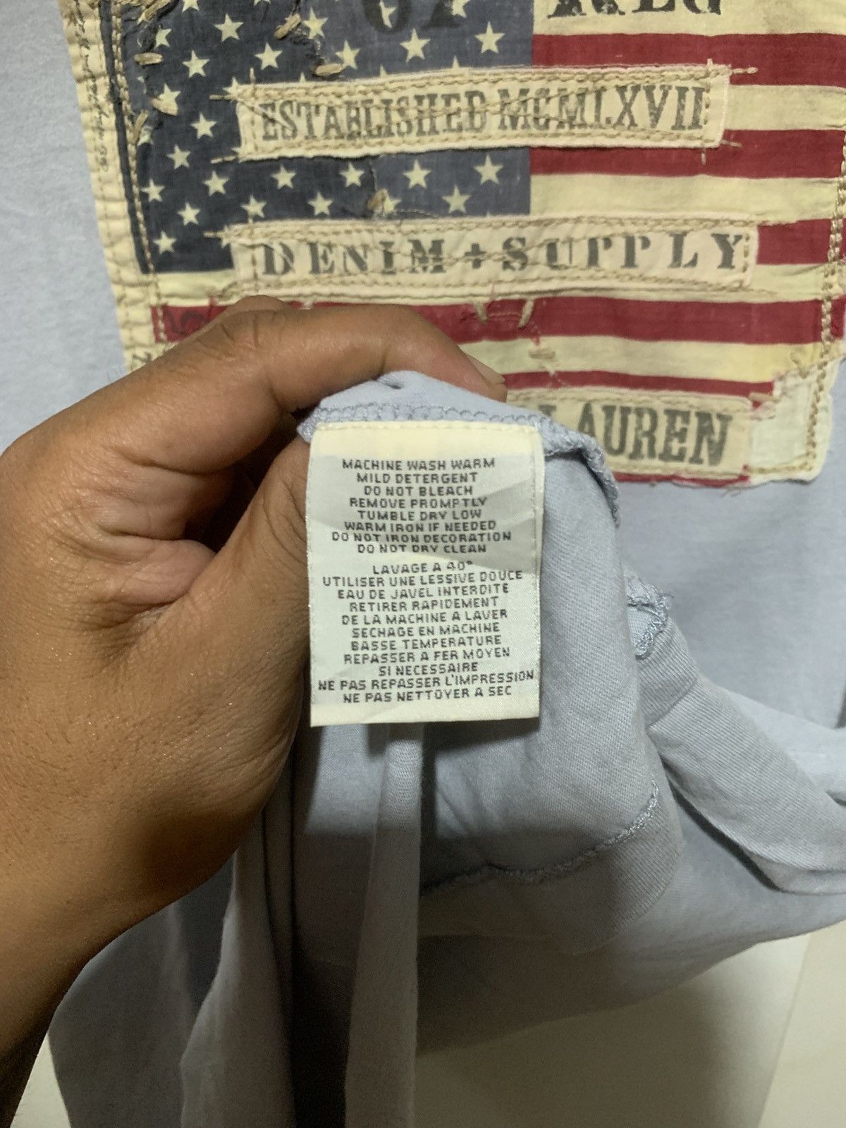 Polo Ralph Lauren Rare Polo Ralph Lauren Patch Logo Tee Shirt Size US S / EU 44-46 / 1 - 13 Thumbnail