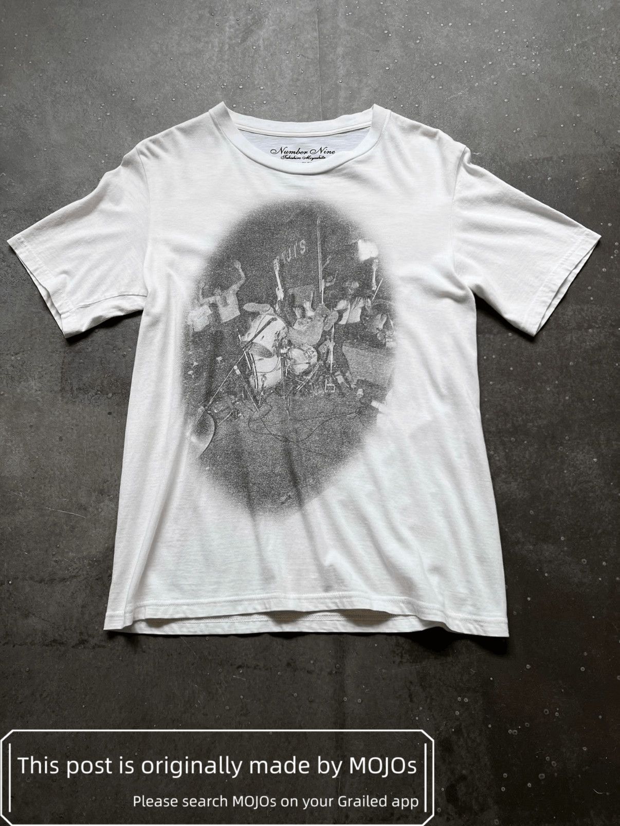 Sz 2 Number Nine Cobain Band Tee mojos291823