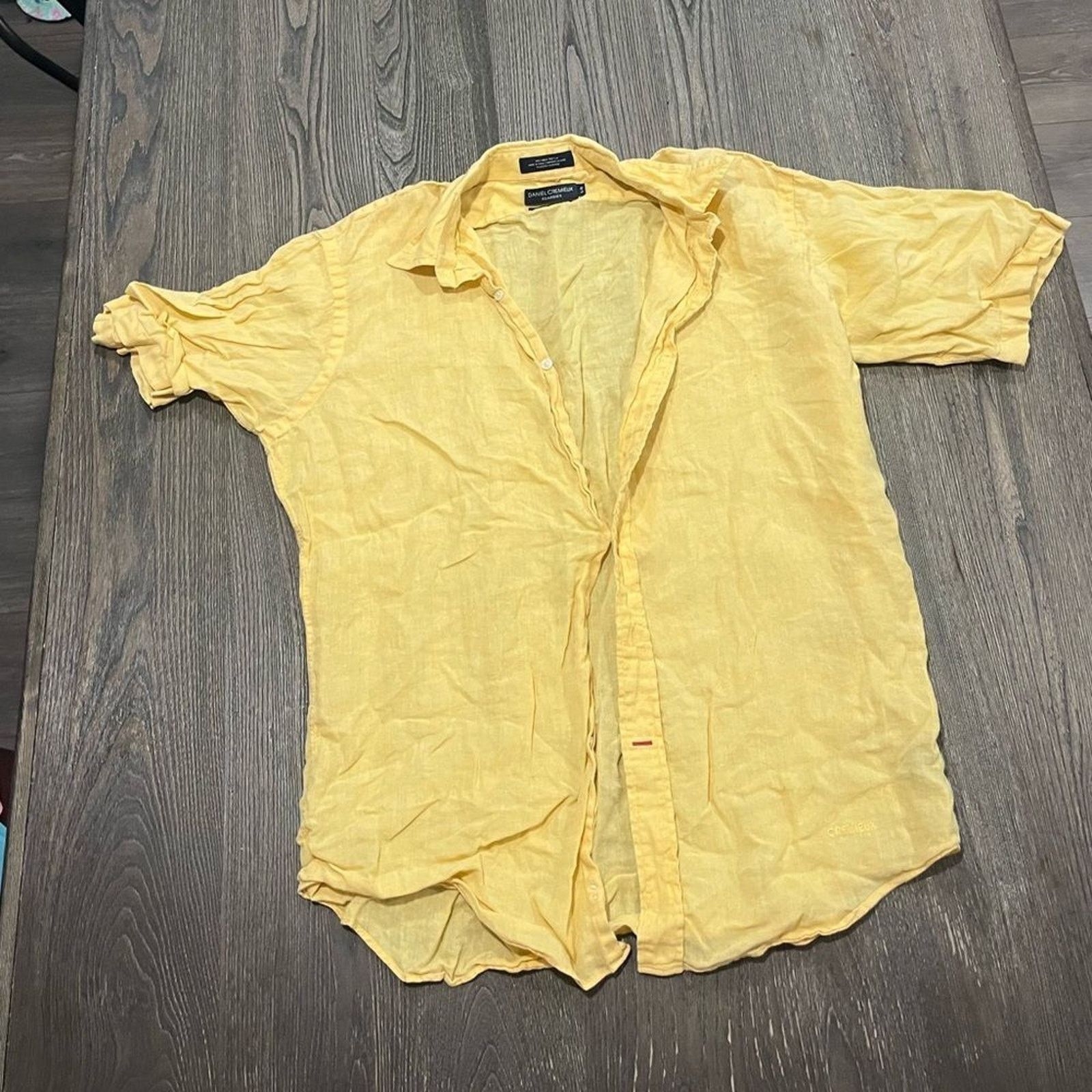 Daniel Cremieux Daniel Cremieux Mens Button-Up Shirt Short Sleeve Tailored L Size US L / EU 52-54 / 3 - 1 Thumbnail