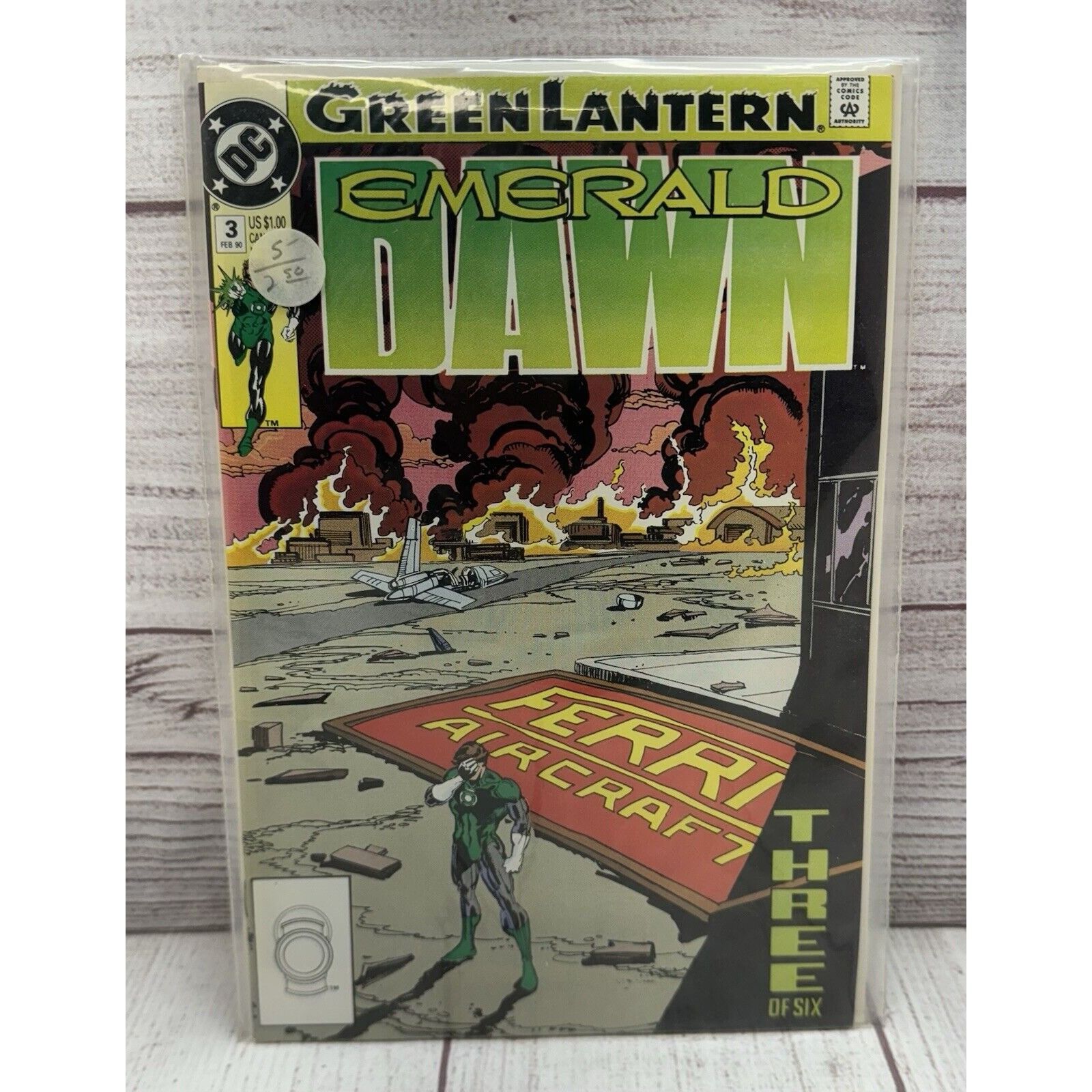 DC Comics DC Comics Green Lantern: Emerald Dawn Vol 3 of 6 Feb 1990 NM Size ONE SIZE - 3 Thumbnail