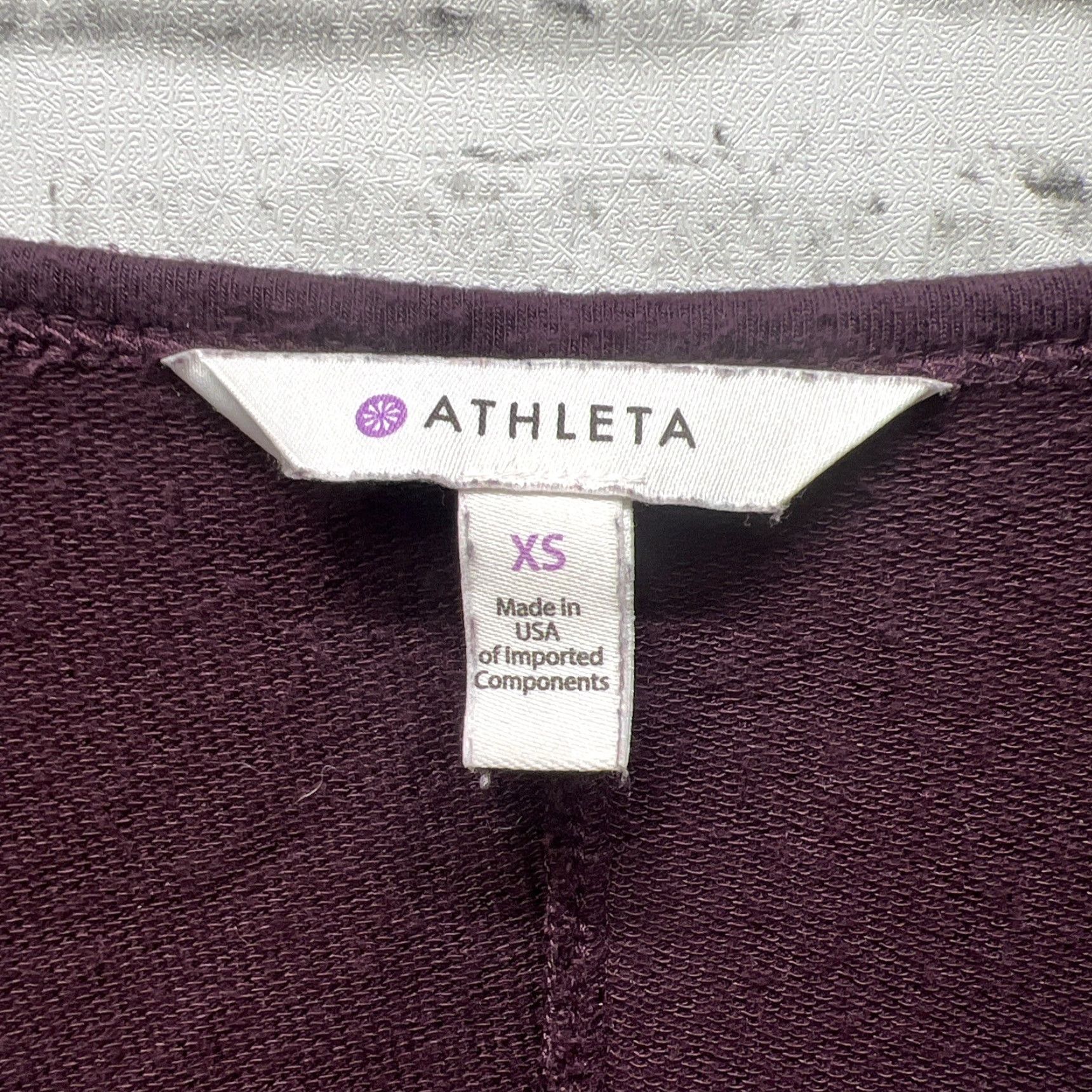 Athleta Athleta Sweater Dress Womens XS Bergundy Modal Spandex Blend Size XS / US 0-2 / IT 36-38 - 3 Thumbnail