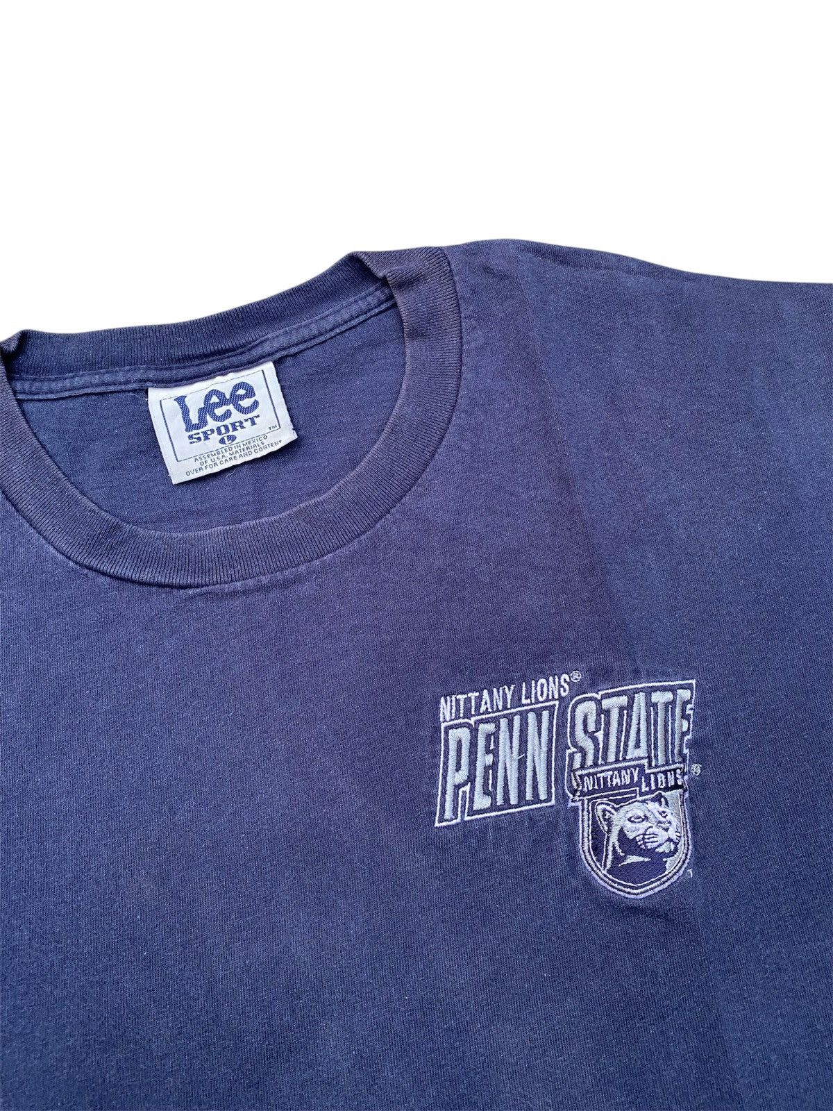 Lee × Penn × Vintage Vintage 90s Penn state tee Size US L / EU 52-54 / 3 - 3 Thumbnail