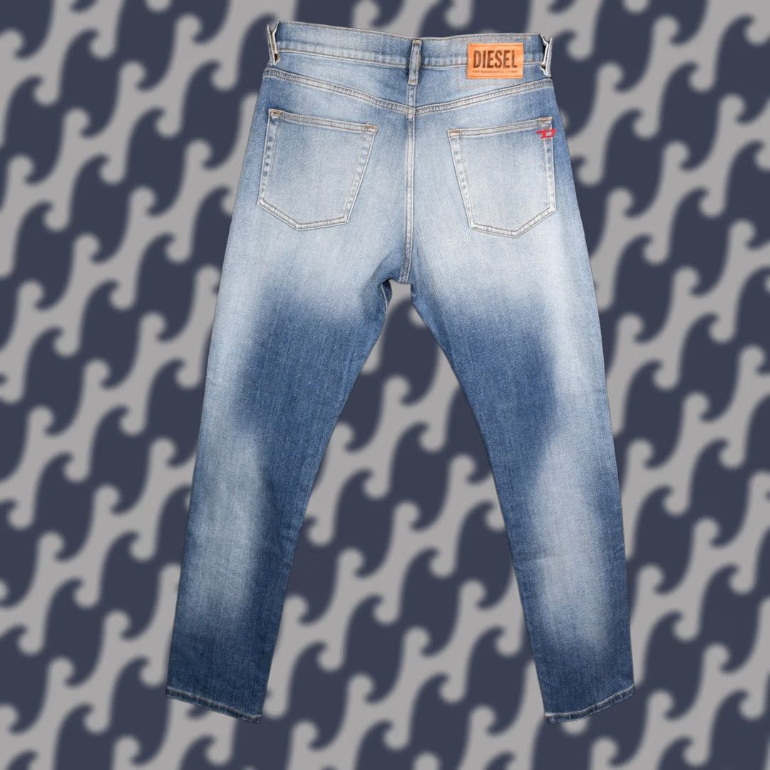 Diesel Diesel D-Strukt Slim 009NF Stretch Slim Jeans Men W31 L30 Blue Denim - 5-Pocket, Zip, Mid Rise, Skinny Fit, STRETCH Size US 31 - 1 Thumbnail
