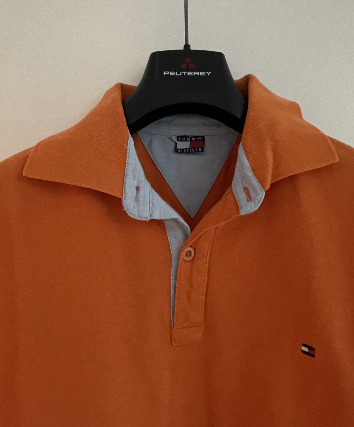 Tommy Hilfiger Vintage Tommy Hilfiger Polo Orange Size US M / EU 48-50 / 2 - 6 Thumbnail