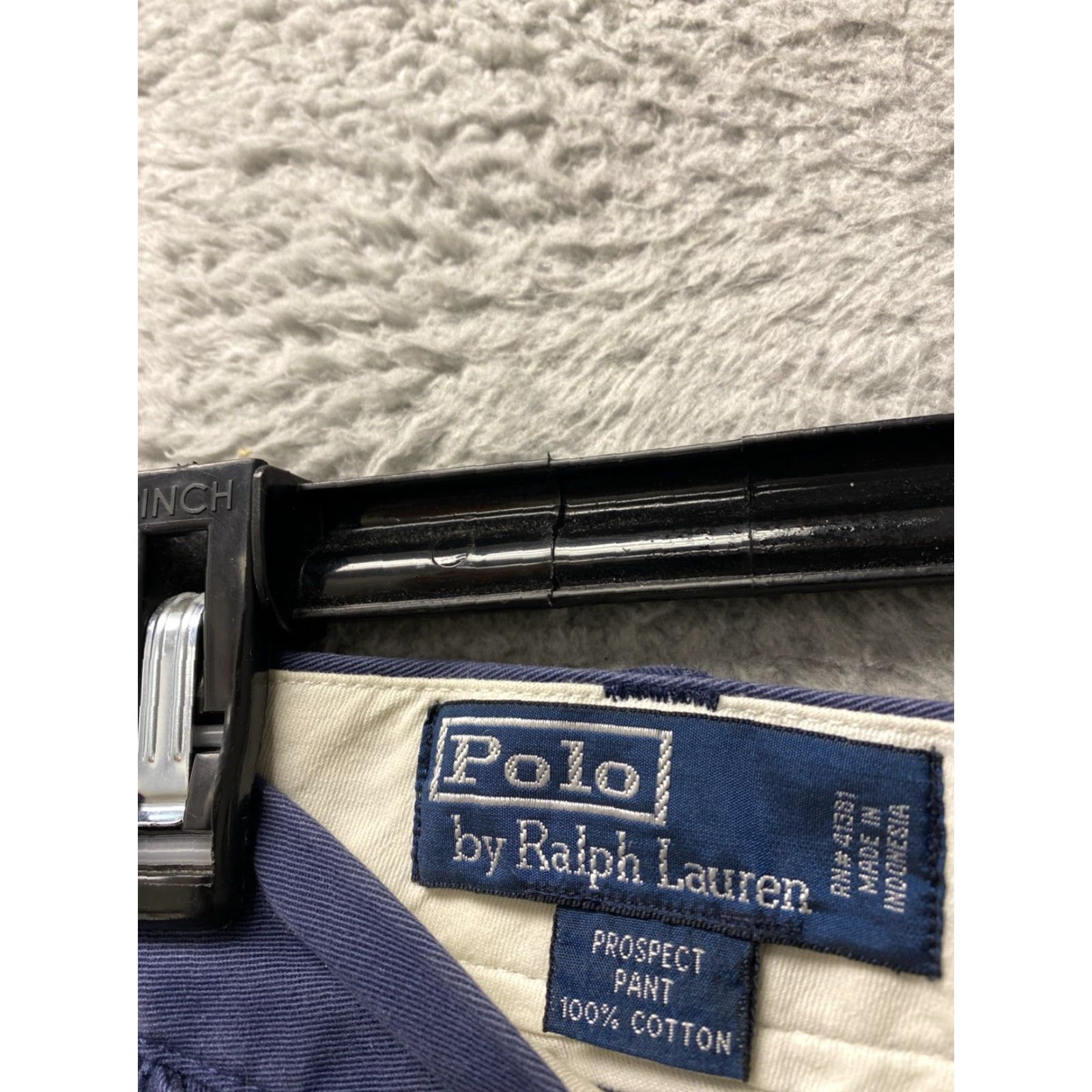 Polo Ralph Lauren VINTAGE Polo Ralph Lauren Chino Pants Mens 34 Inseam 30 Washed Dark Blue 90s Preppy USA Mens Size US S / EU 44-46 / 1 - 3 Thumbnail
