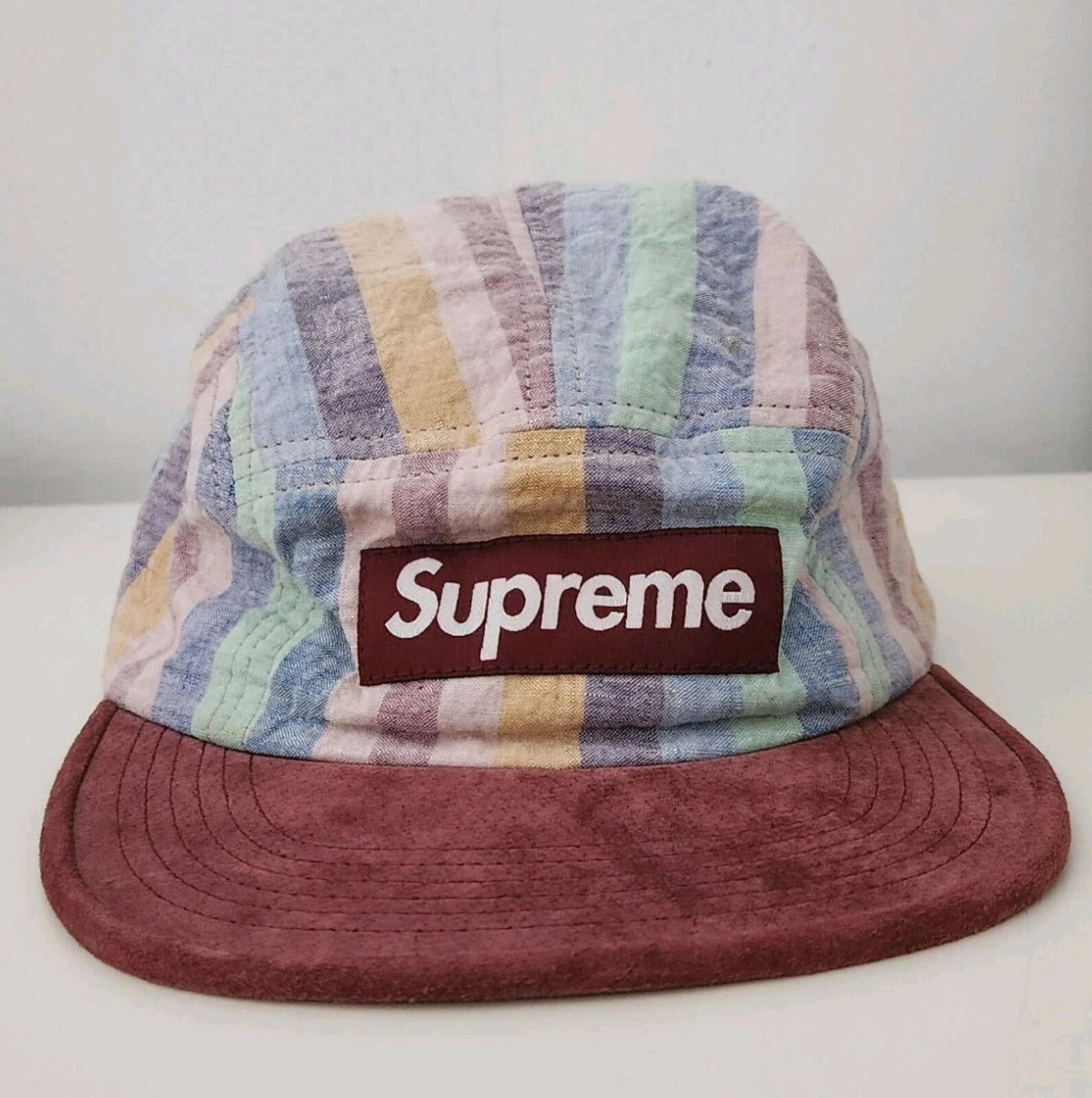Supreme Supreme suede camp cap | Grailed