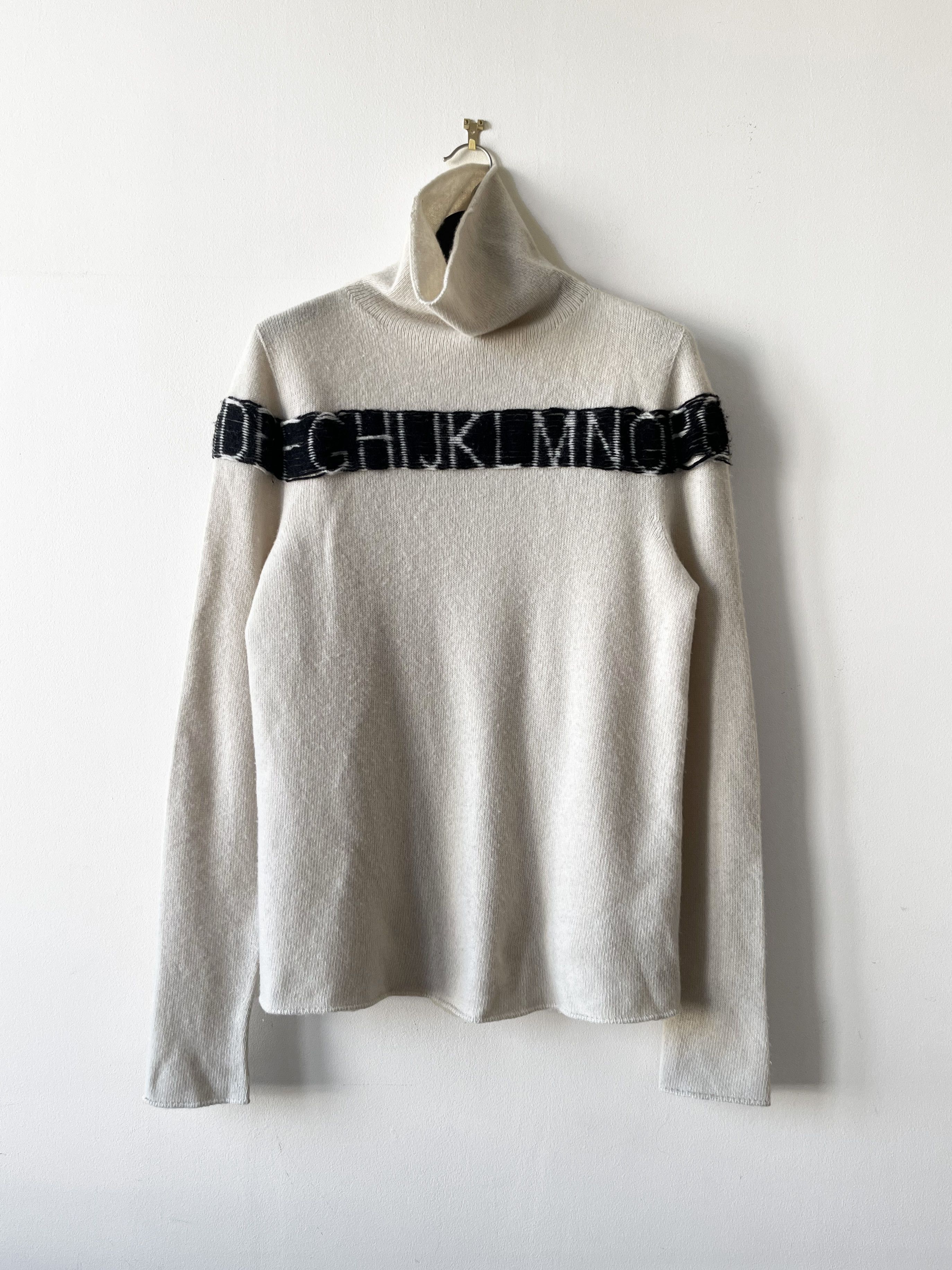 Y's × Yohji Yamamoto Y's Yohji Yamamoto Alphabet letters knit sweater Size M / US 6-8 / IT 42-44 - 1 Thumbnail